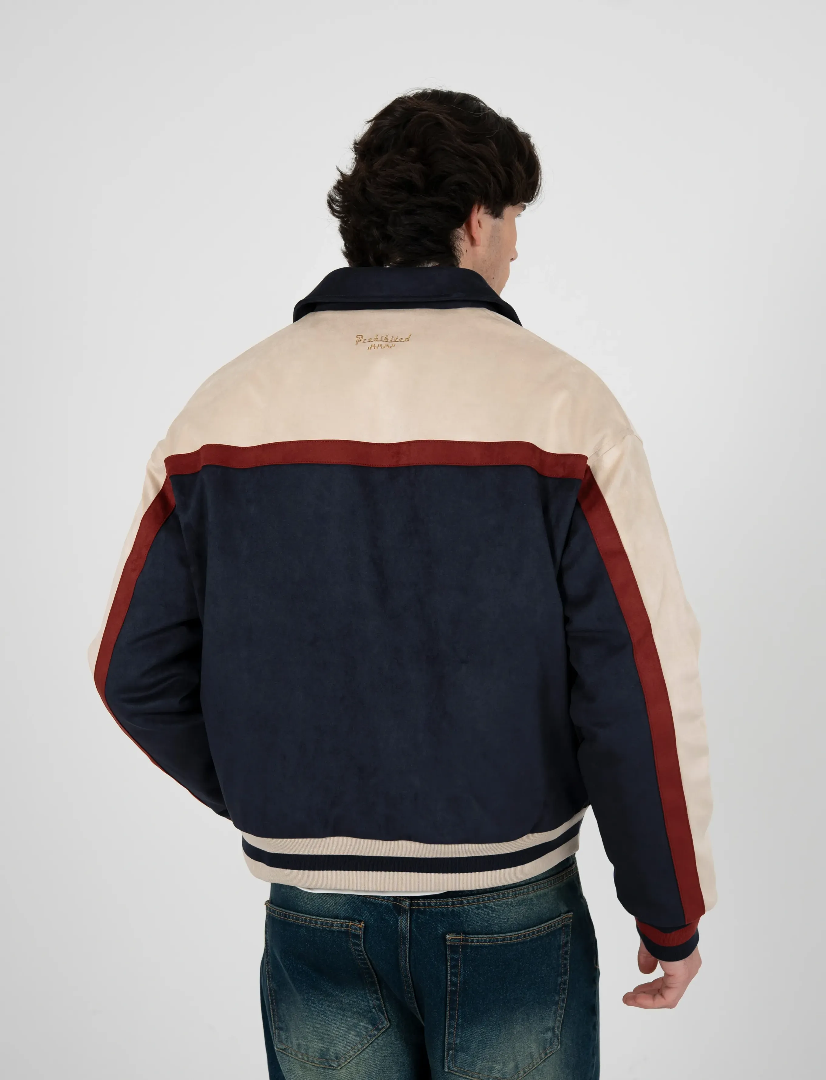 Suede Club Jacket Navy 4
