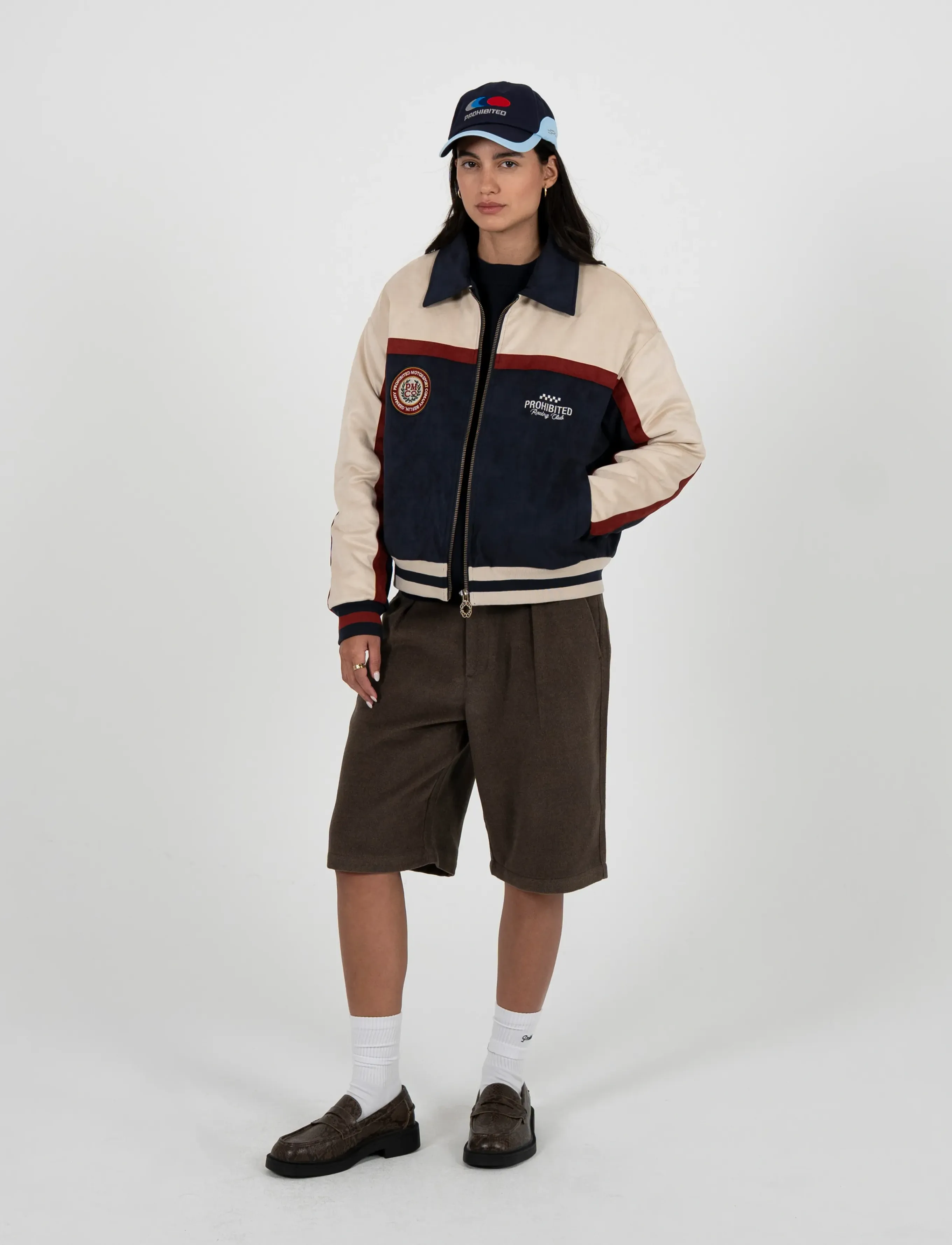 Suede Club Jacket Navy 5