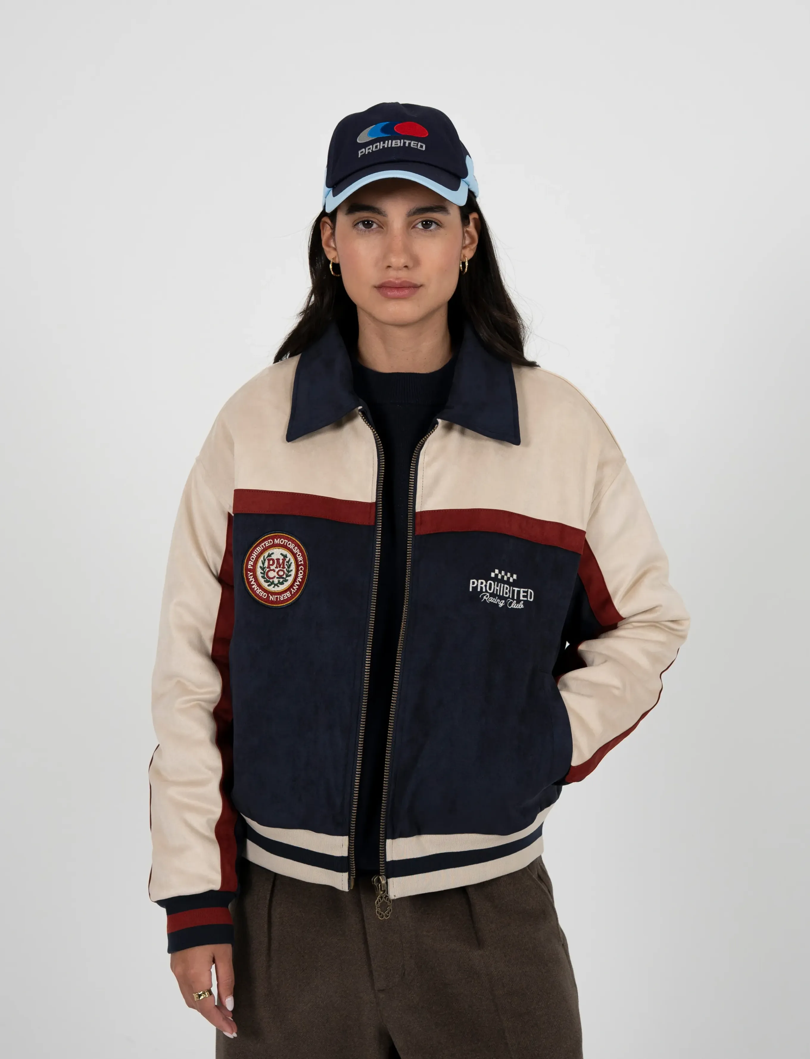 Suede Club Jacket Navy 6