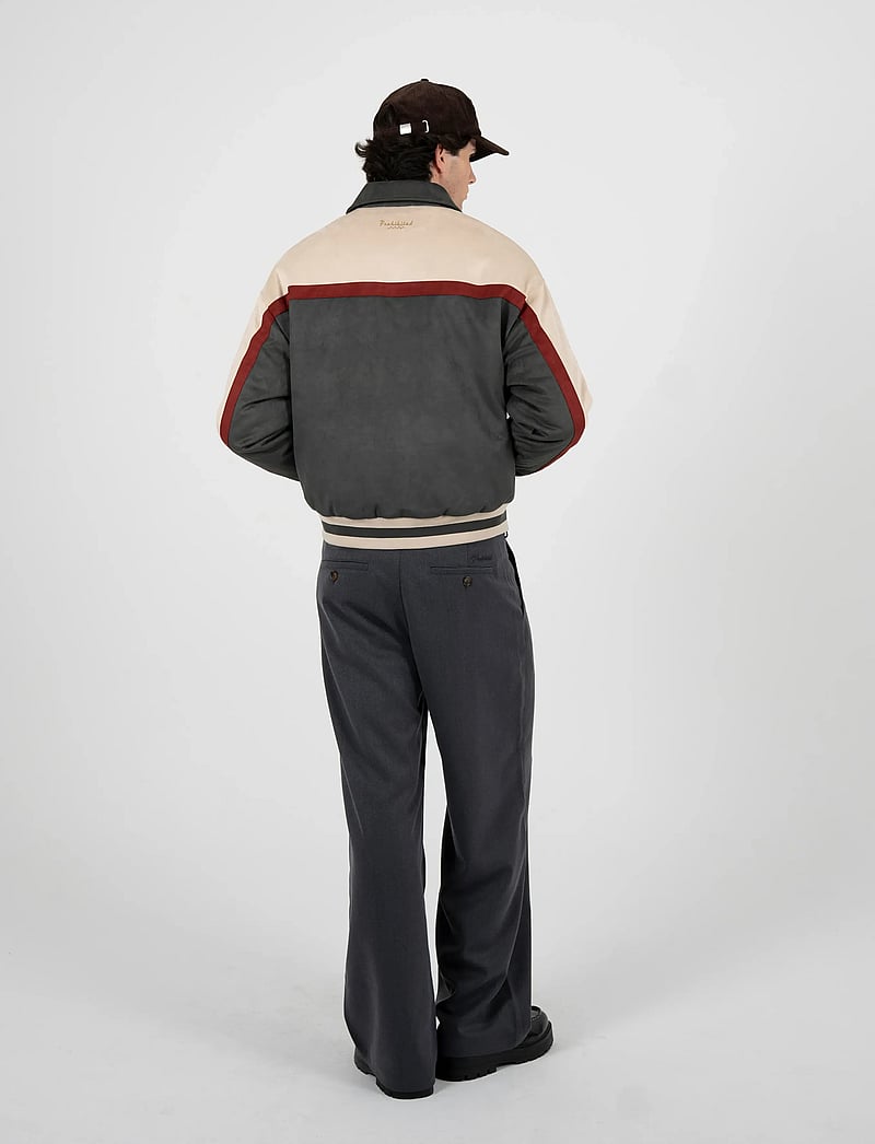 Prohibited - Suede Club Jacket Green - varsity jackor - green - 4