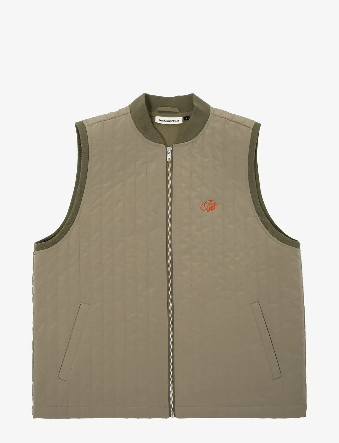 Prohibited - Ranger Quilted Vest - herbstjacken - khaki - 1