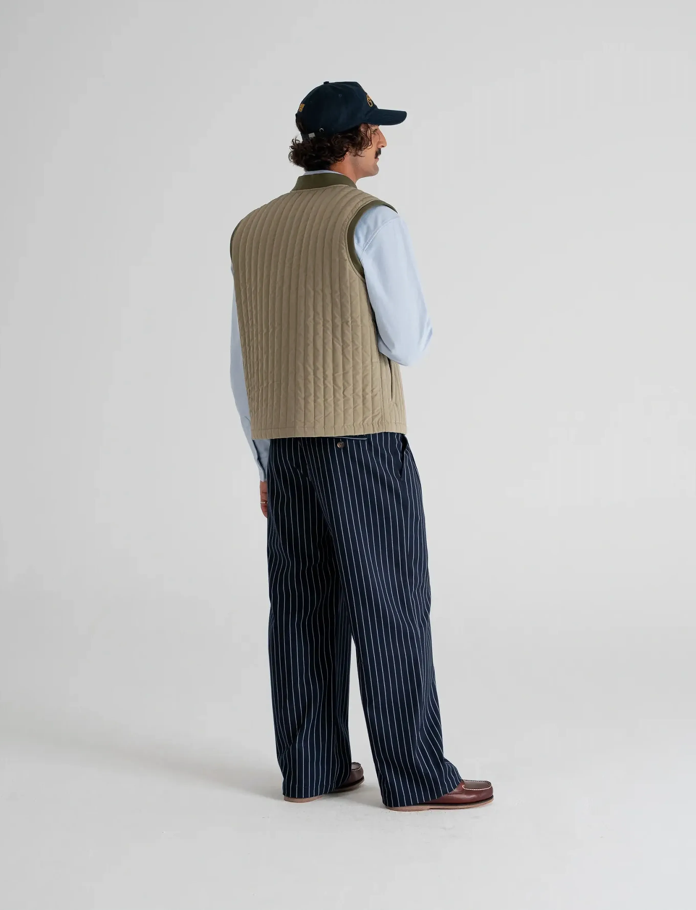 Prohibited - Ranger Quilted Vest - frühlingsjacken - khaki - 2