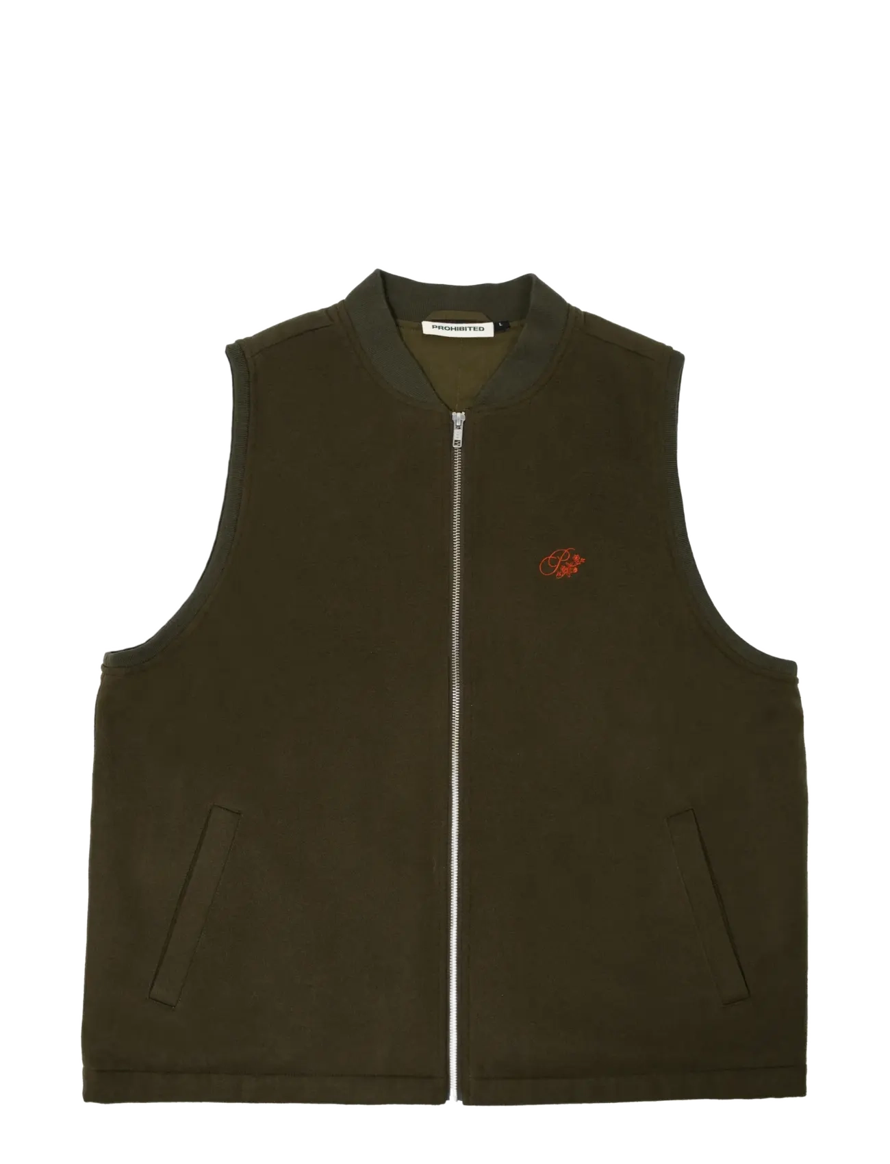 PROHIBITED Scout Fleece Vest Grün - M - Damen