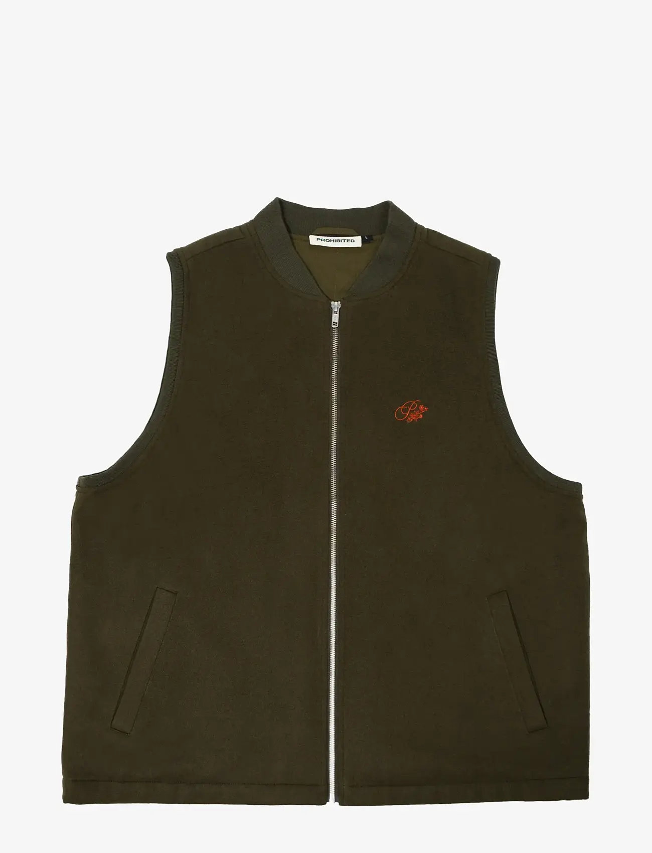 Prohibited - Scout Fleece Vest - sügisjakid - green - 1