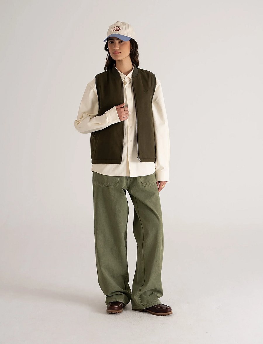 Prohibited - Scout Fleece Vest - lette jakker - green - 5