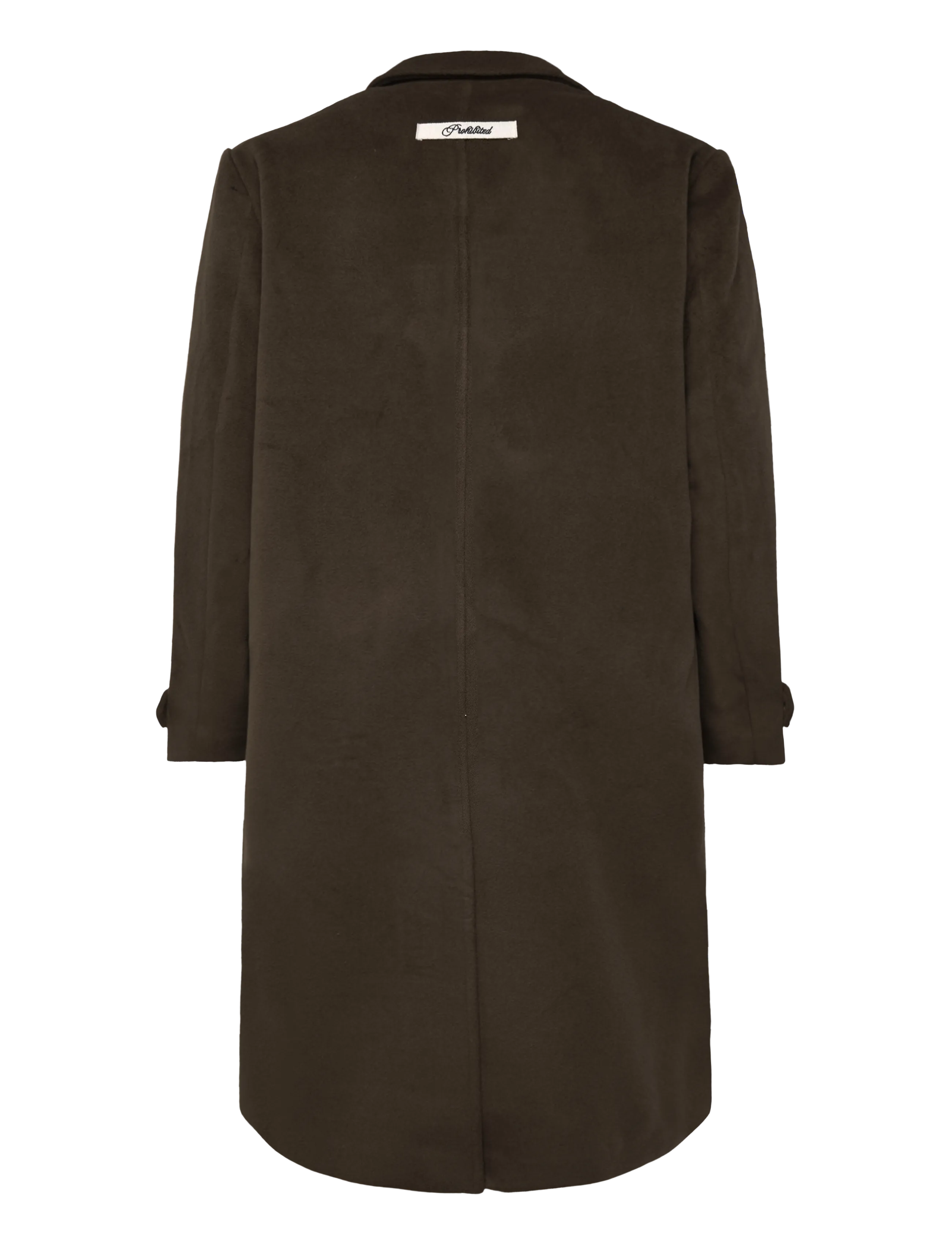 Prohibited - Lodge Coat - wollmäntel - dark khaki - 2