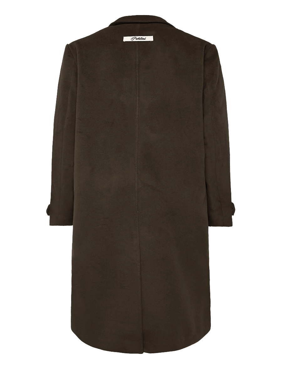 Prohibited - Lodge Coat - wollmäntel - dark khaki - 2