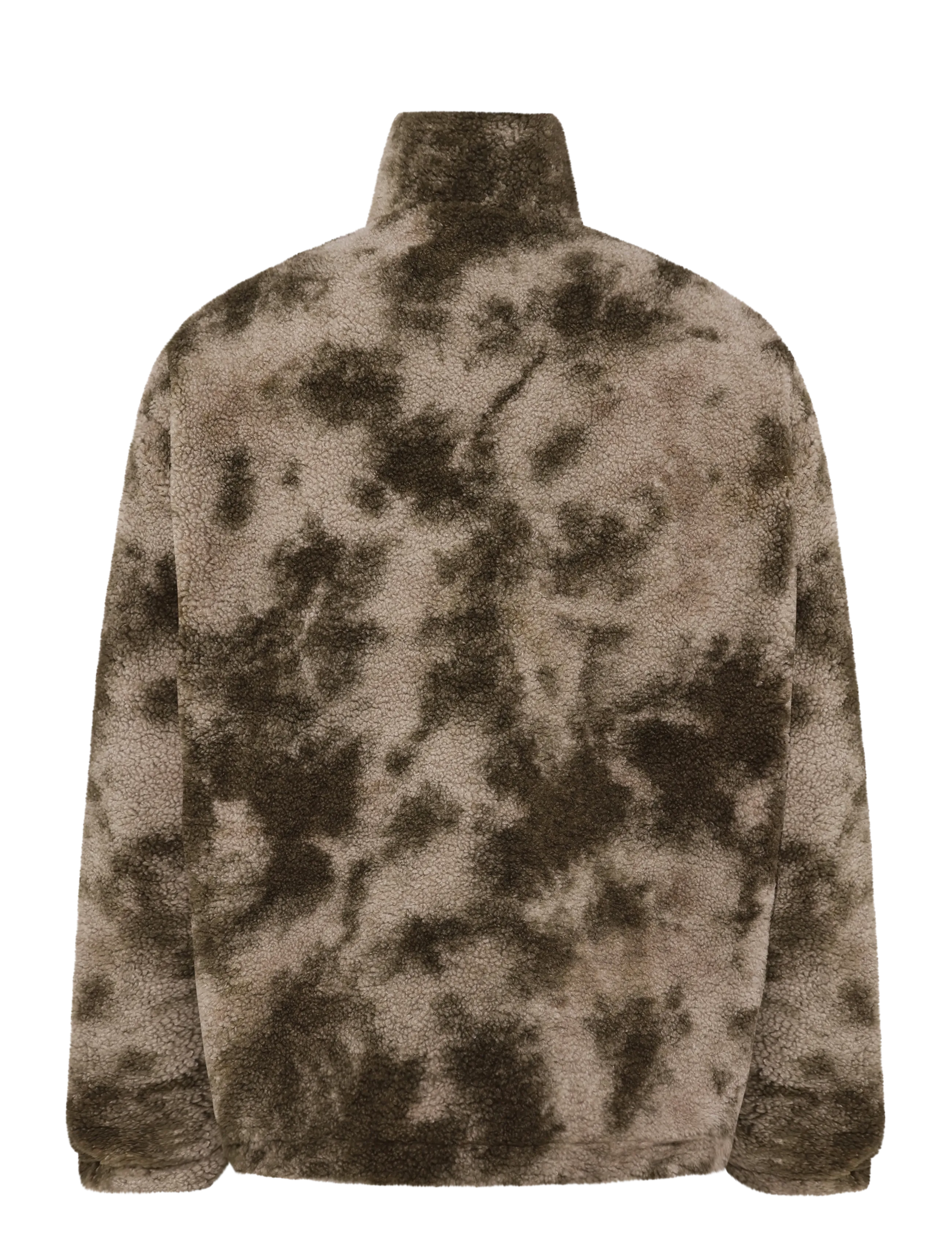 Prohibited - Highland Sherpa Half-Zip - teddy-pullover - muted khaki - 2