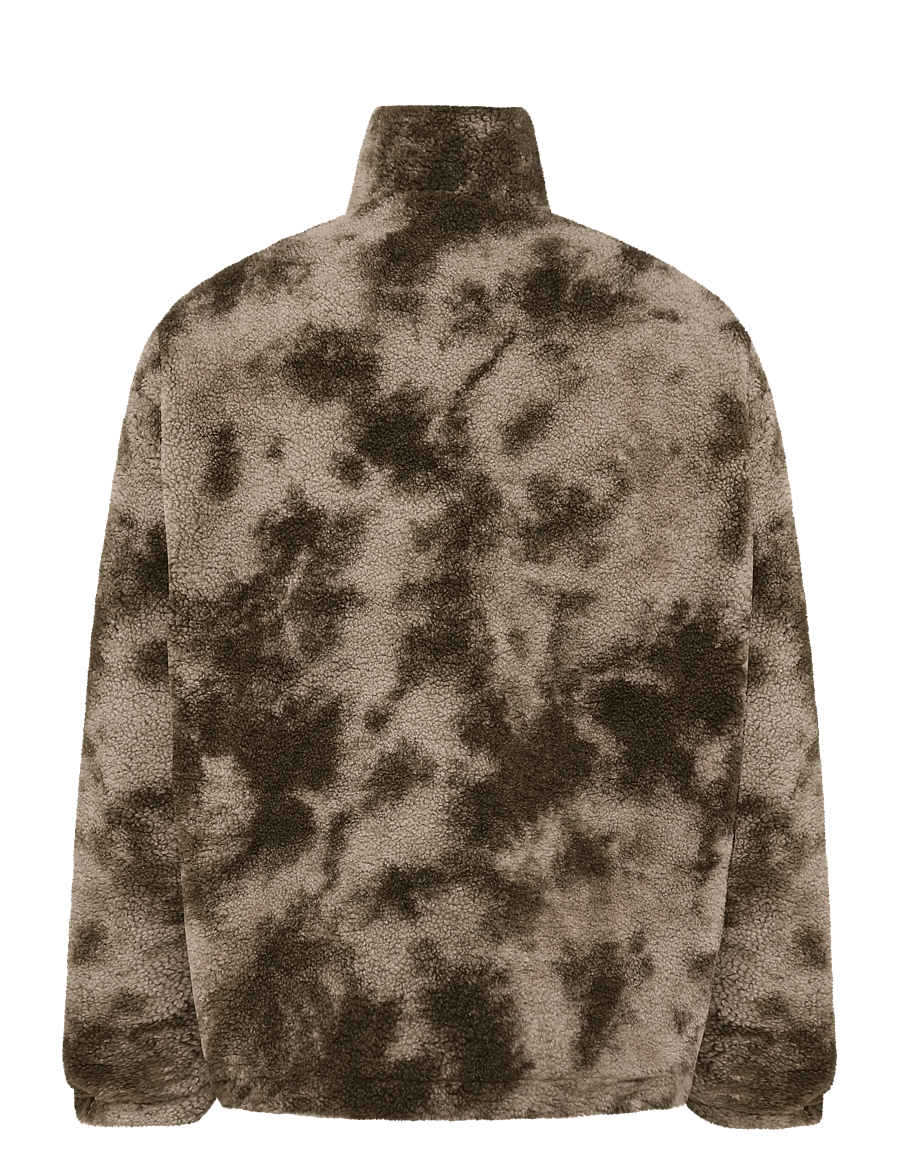 Prohibited - Highland Sherpa Half-Zip - teddy-pullover - muted khaki - 2