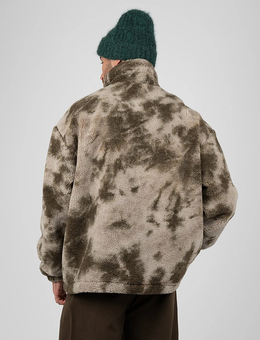 Prohibited - Highland Sherpa Half-Zip - muted khaki - 2