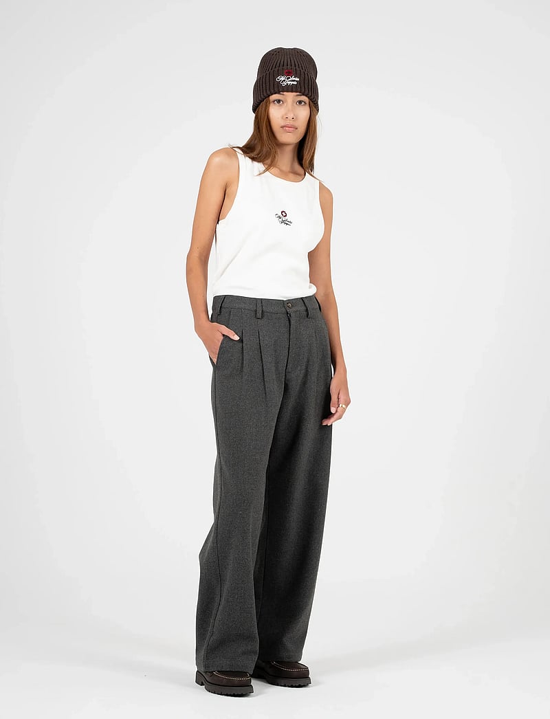 Prohibited - Double Pleated Club Pants - tailored trousers - dark grey - 4