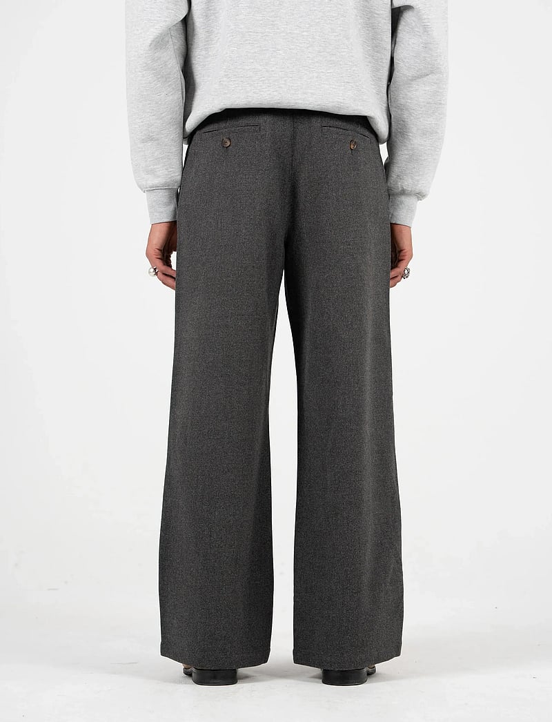 Prohibited - Double Pleated Club Pants - tailored trousers - dark grey - 5