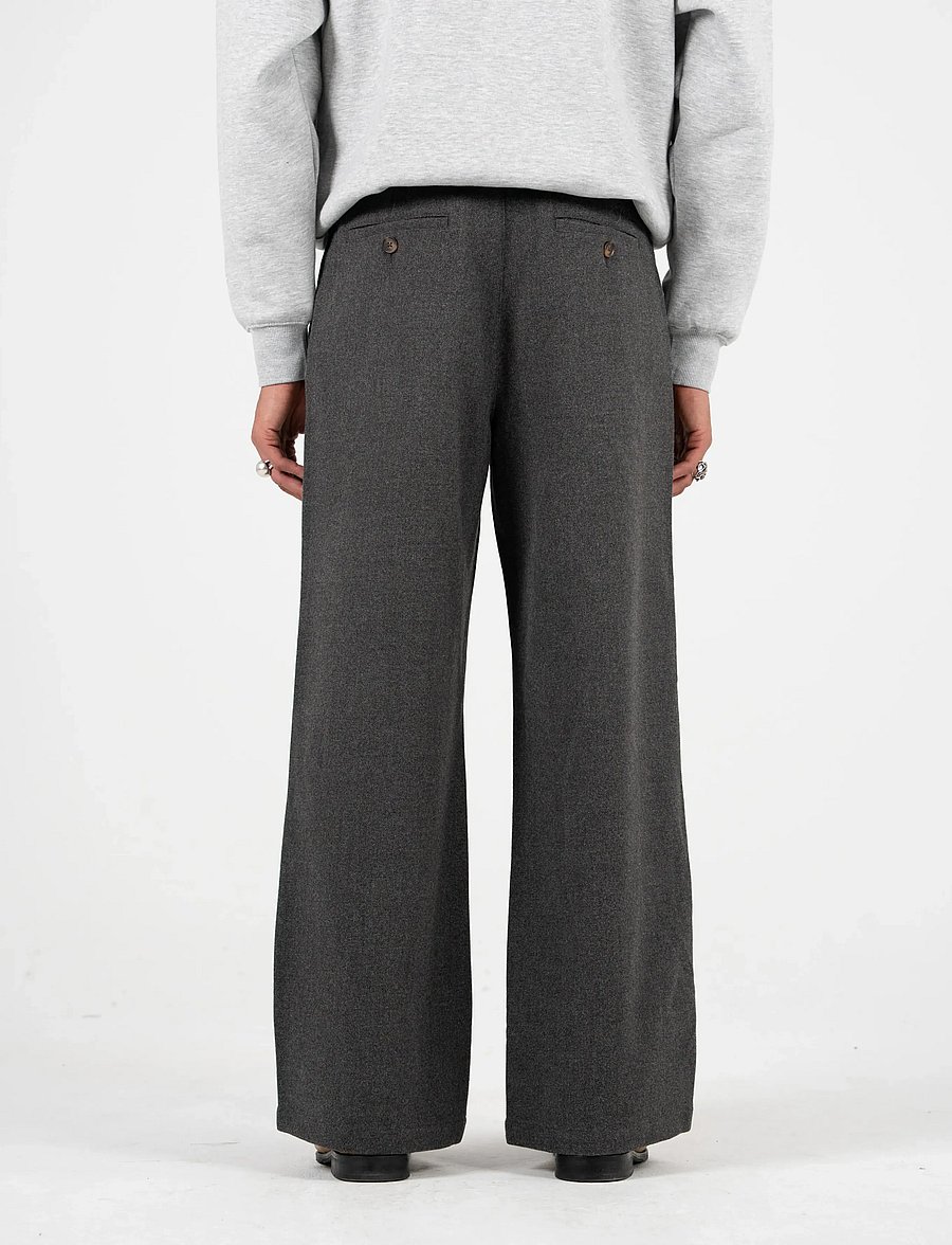 Prohibited - Double Pleated Club Pants - anzugshosen - dark grey - 5