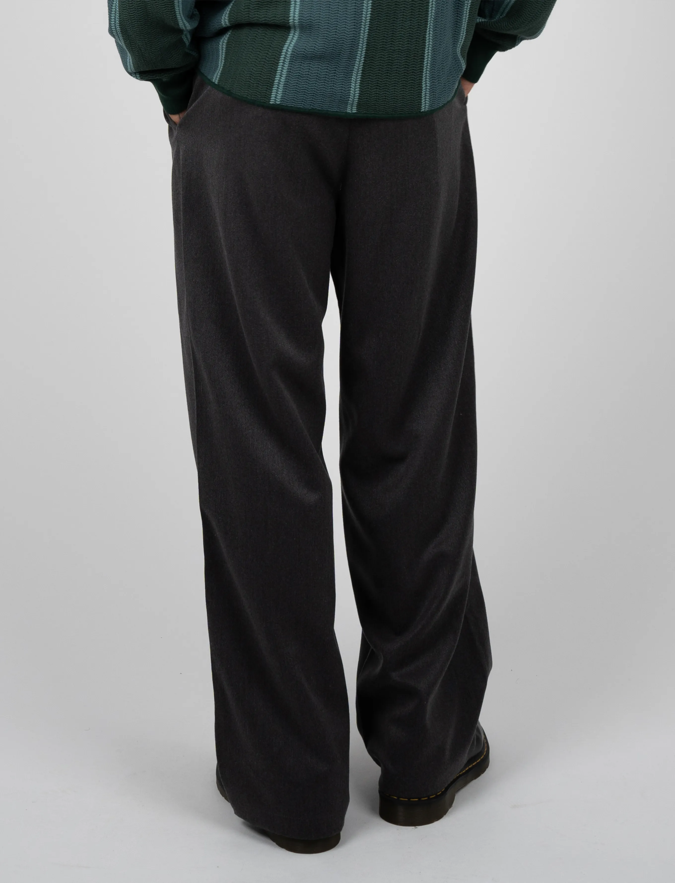 Prohibited - Heritage Pleated Pants - freizeithosen - dark grey - 5