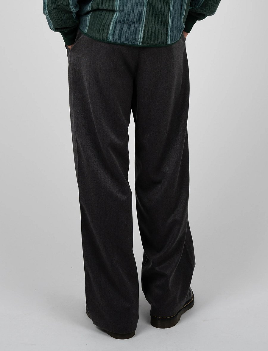 Prohibited - Heritage Pleated Pants - freizeithosen - dark grey - 5