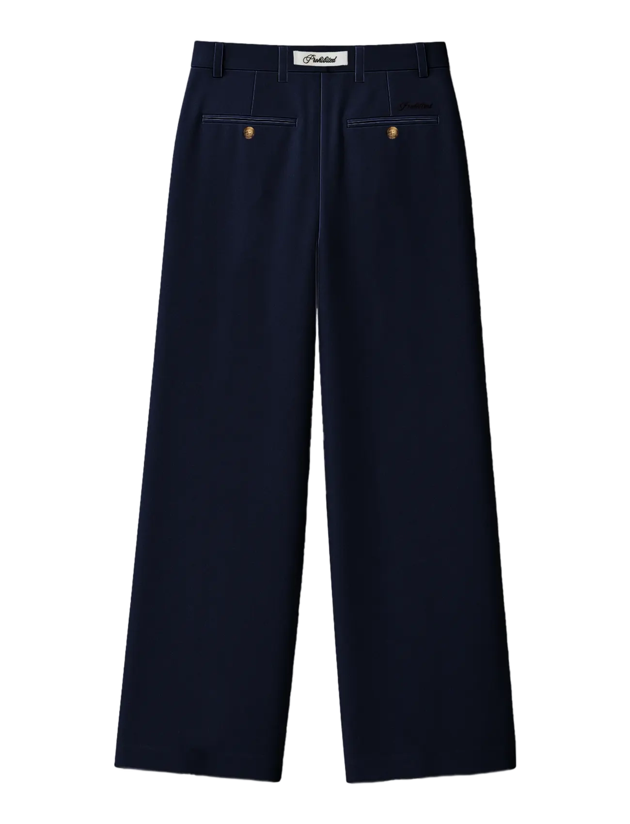 Prohibited - Heritage Pleated Pants - navy - 2