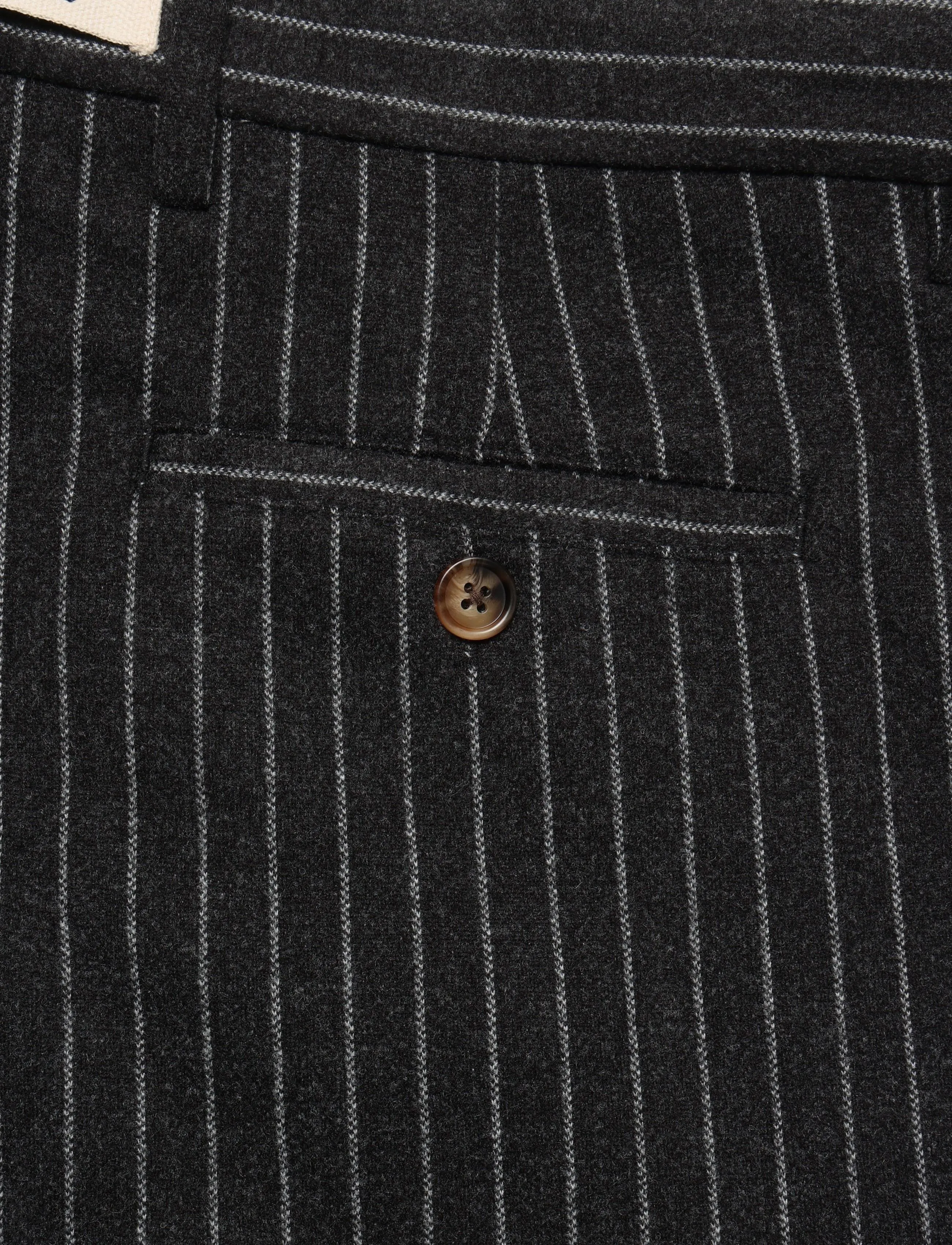 Prohibited Revival Pinstripe Pleated Pants (PRH3010187) - Casual