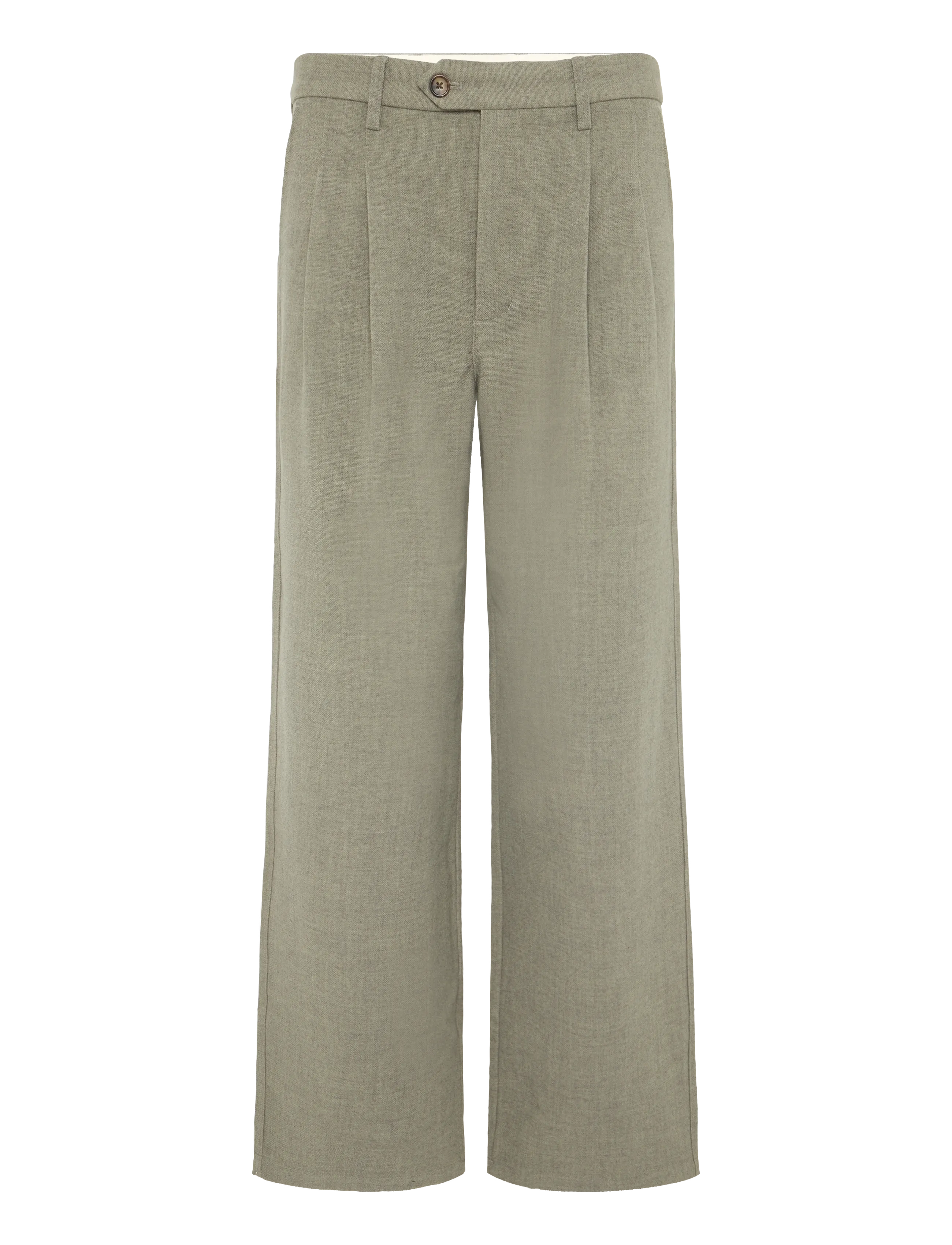 Prohibited - Revival Pleated Pants - freizeithosen - light grey - 1