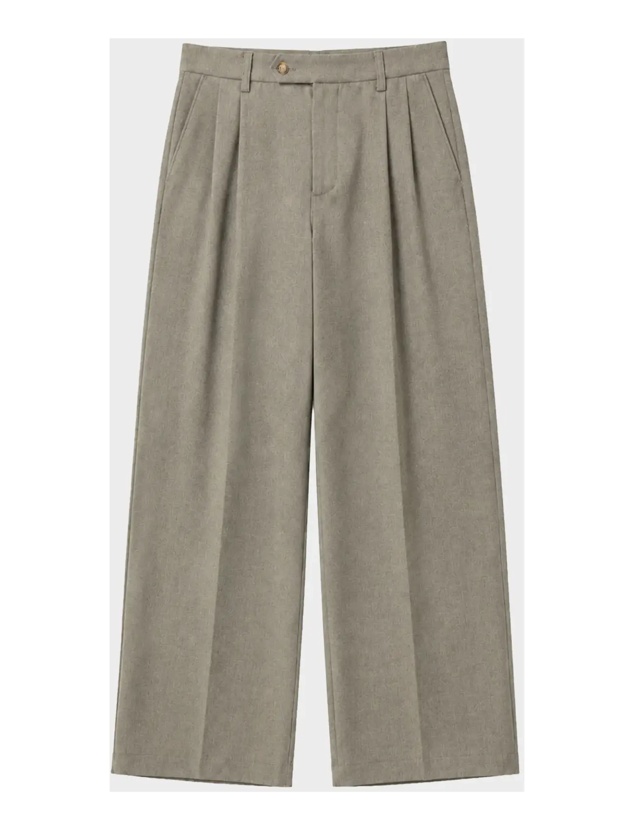 Prohibited - Revival Pleated Pants - freizeithosen - light grey - 1
