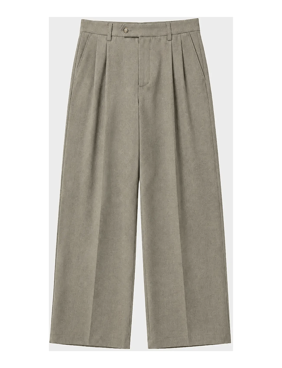 Prohibited - Revival Pleated Pants - freizeithosen - light grey - 1