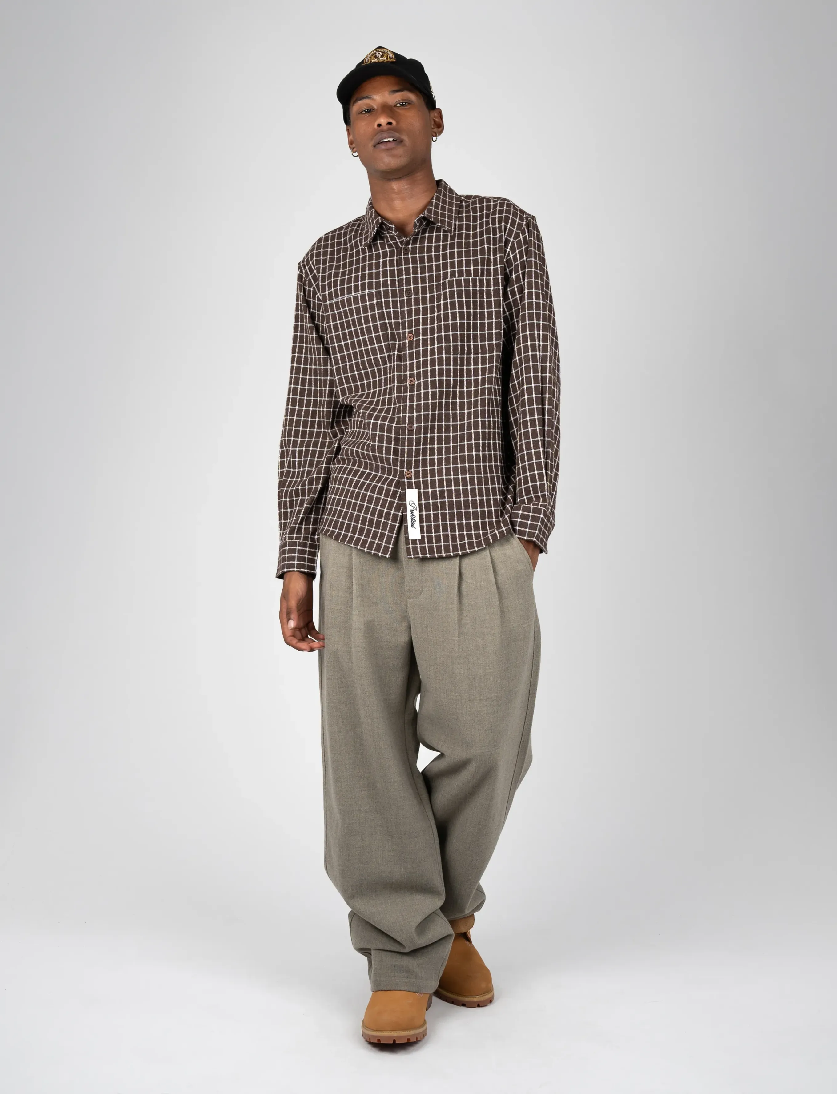 Prohibited - Revival Pleated Pants - freizeithosen - light grey - 2