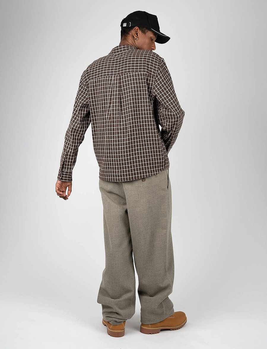 Prohibited - Revival Pleated Pants - freizeithosen - light grey - 3