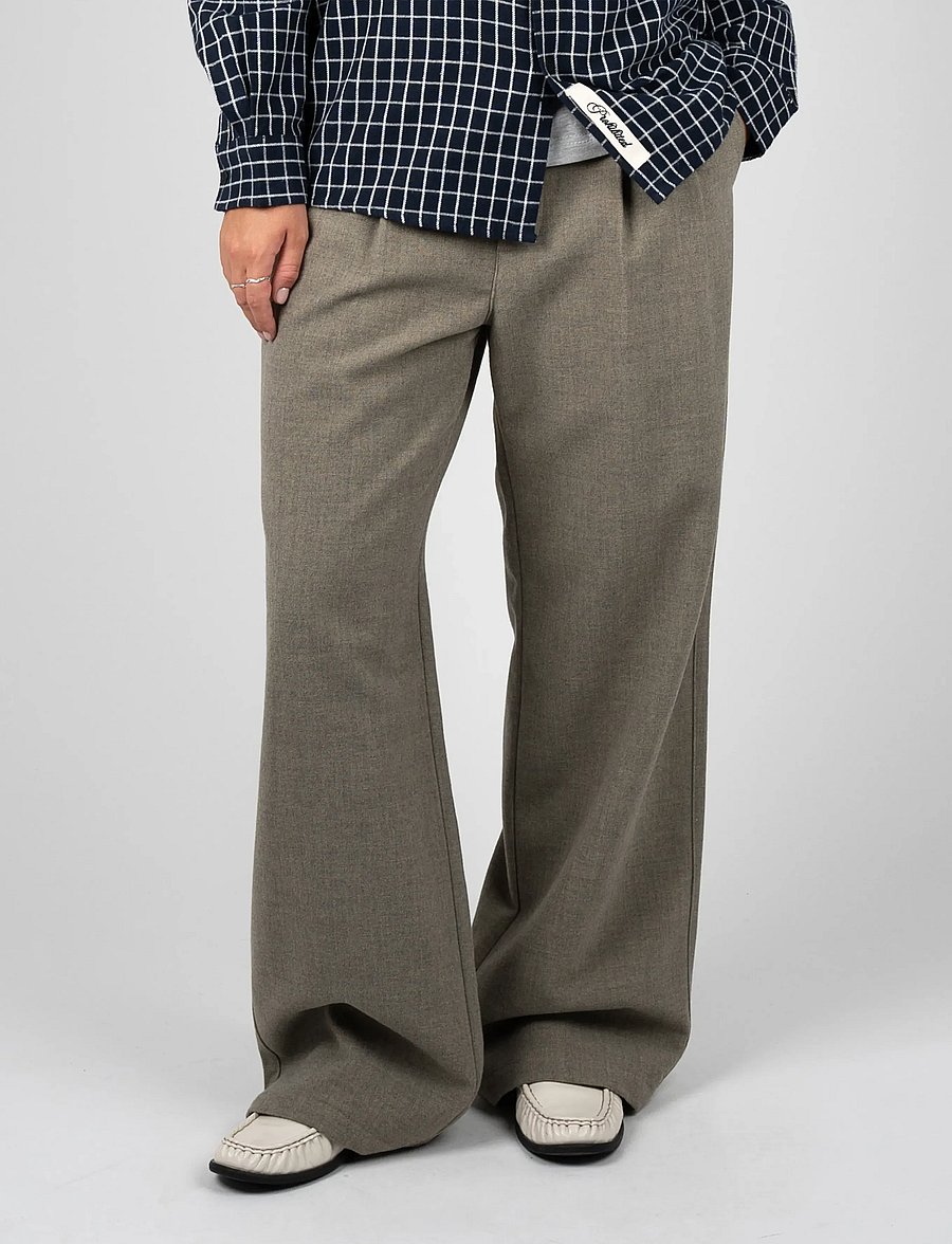 Prohibited - Revival Pleated Pants - freizeithosen - light grey - 4