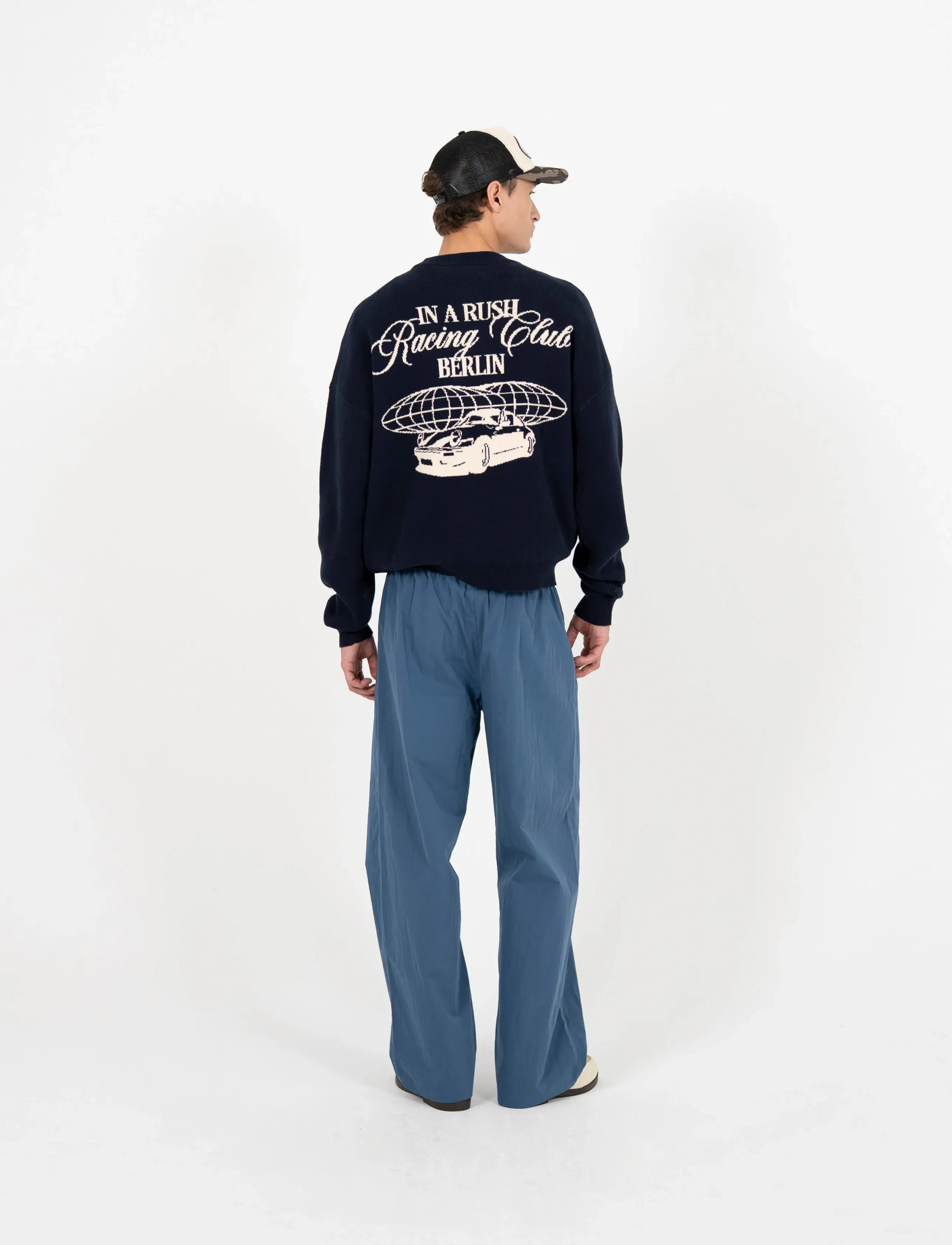 Prohibited - Racer Trackpants Navy - spodnie treningowe - navy - 2