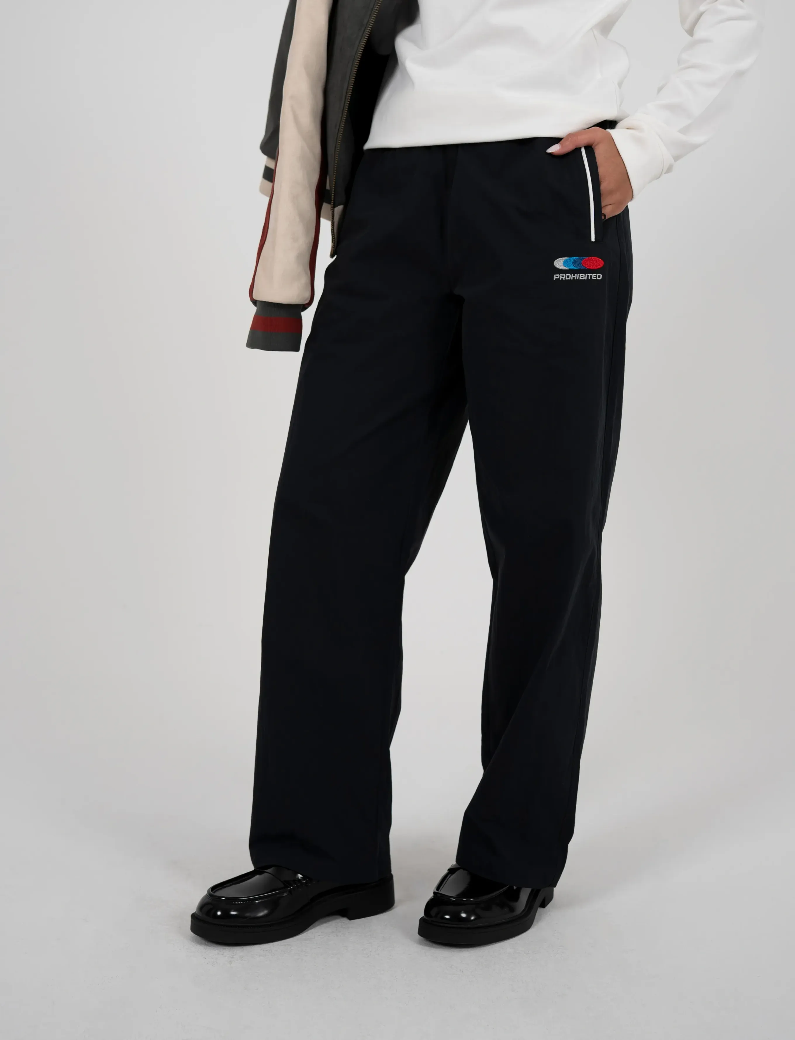 Prohibited - Racer Trackpants Black - sports pants - black - 5