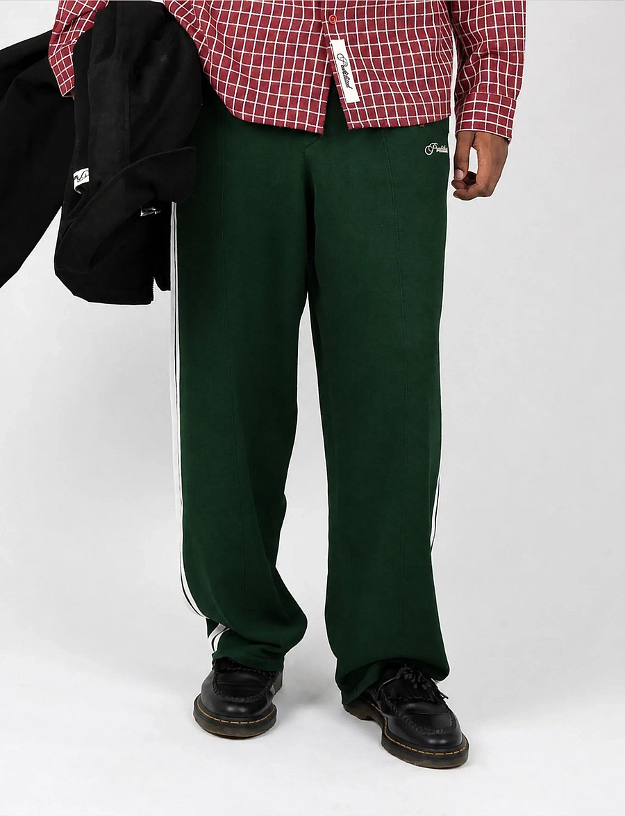 Prohibited - Varsity Knitted Trackpants - casual bukser - dark green - 0