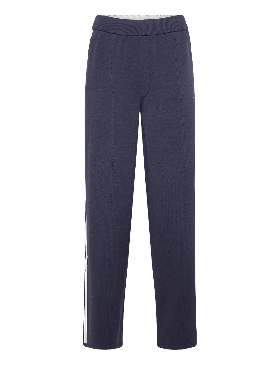 Prohibited - Varsity Knitted Trackpants - casual trousers - navy - 1