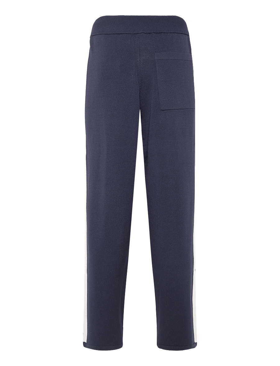 Prohibited - Varsity Knitted Trackpants - casual trousers - navy - 2