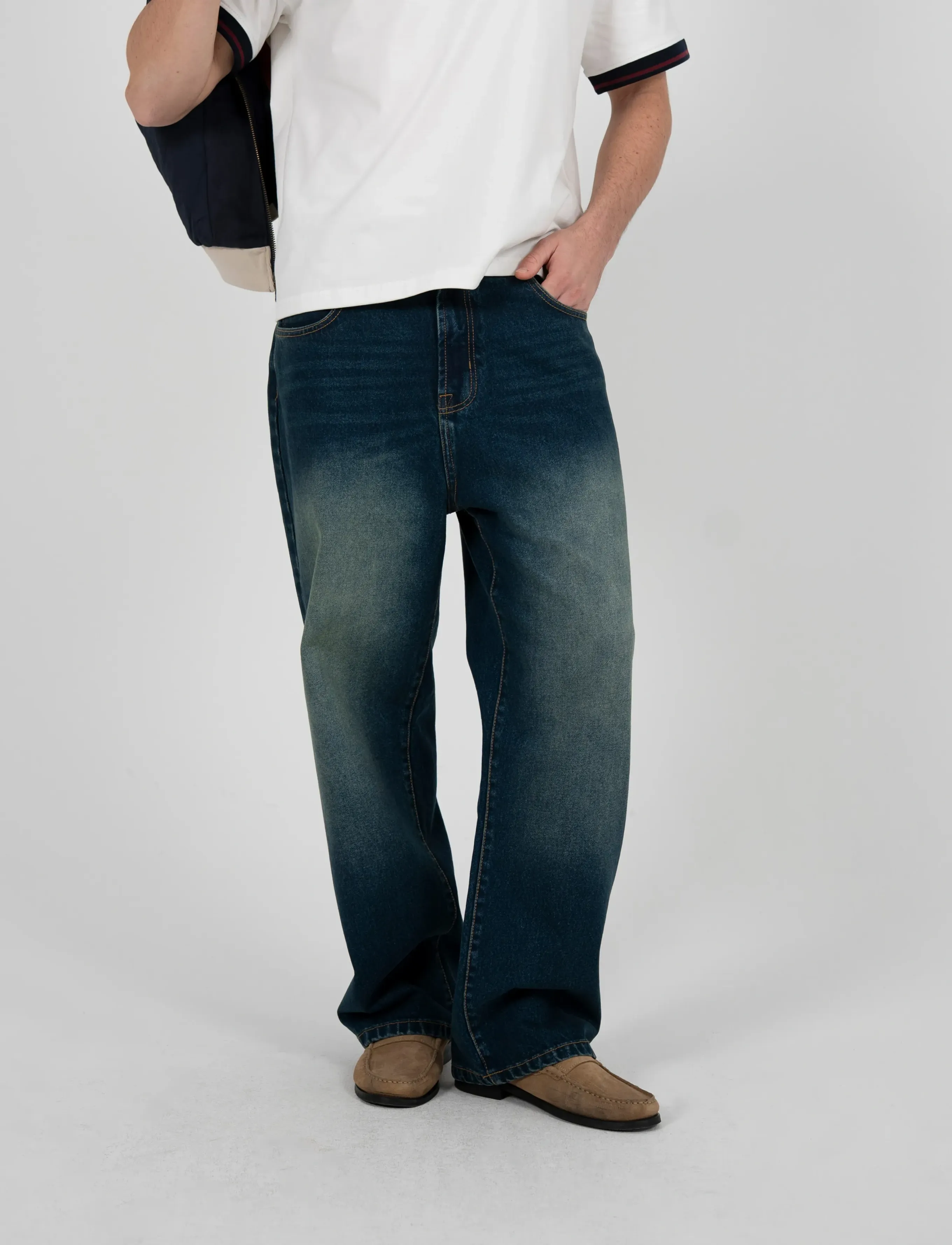 Prohibited - Jaguar Denim Dark Blue - loose jeans - dark blue - 2