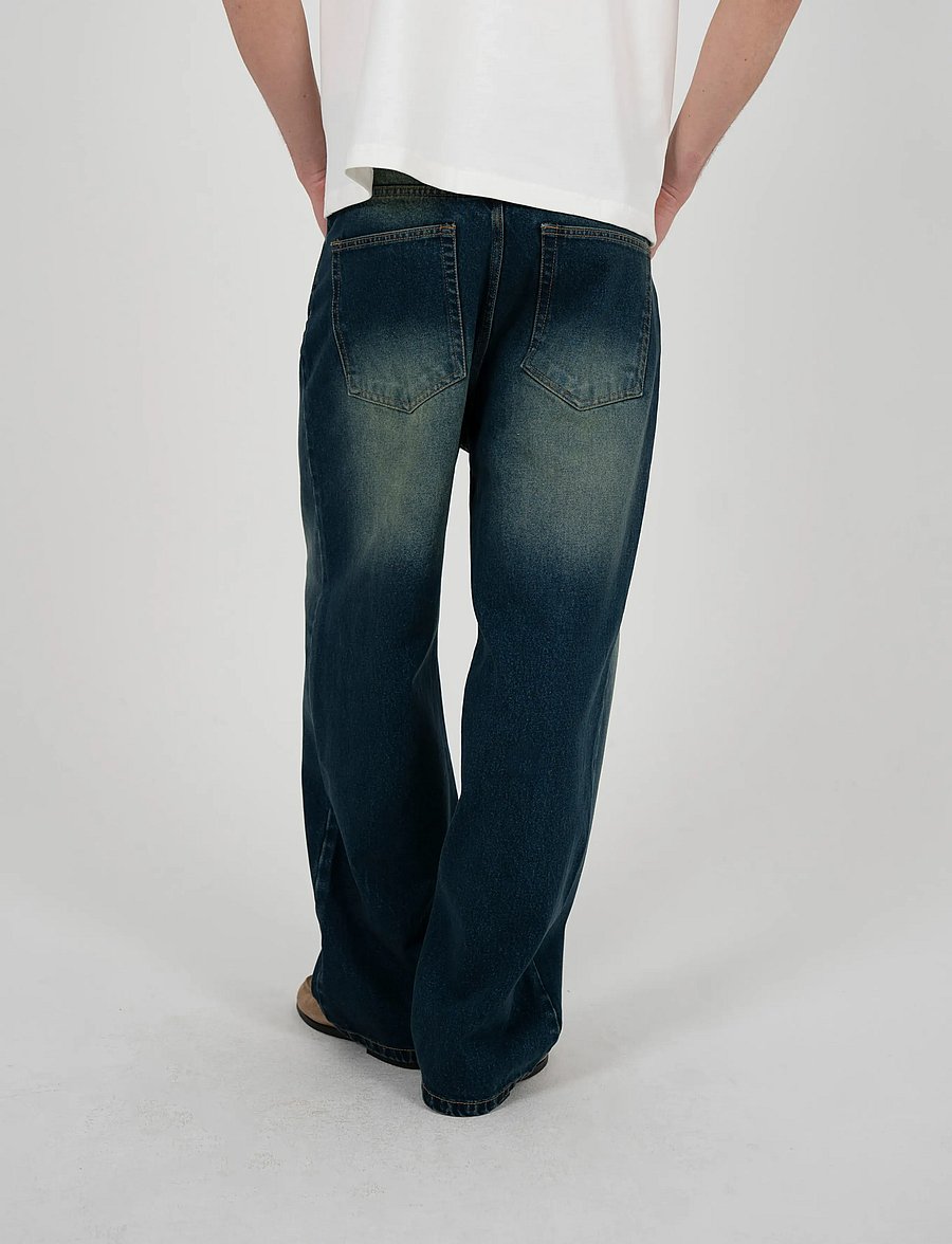Prohibited - Jaguar Denim Dark Blue - weite jeans - dark blue - 3