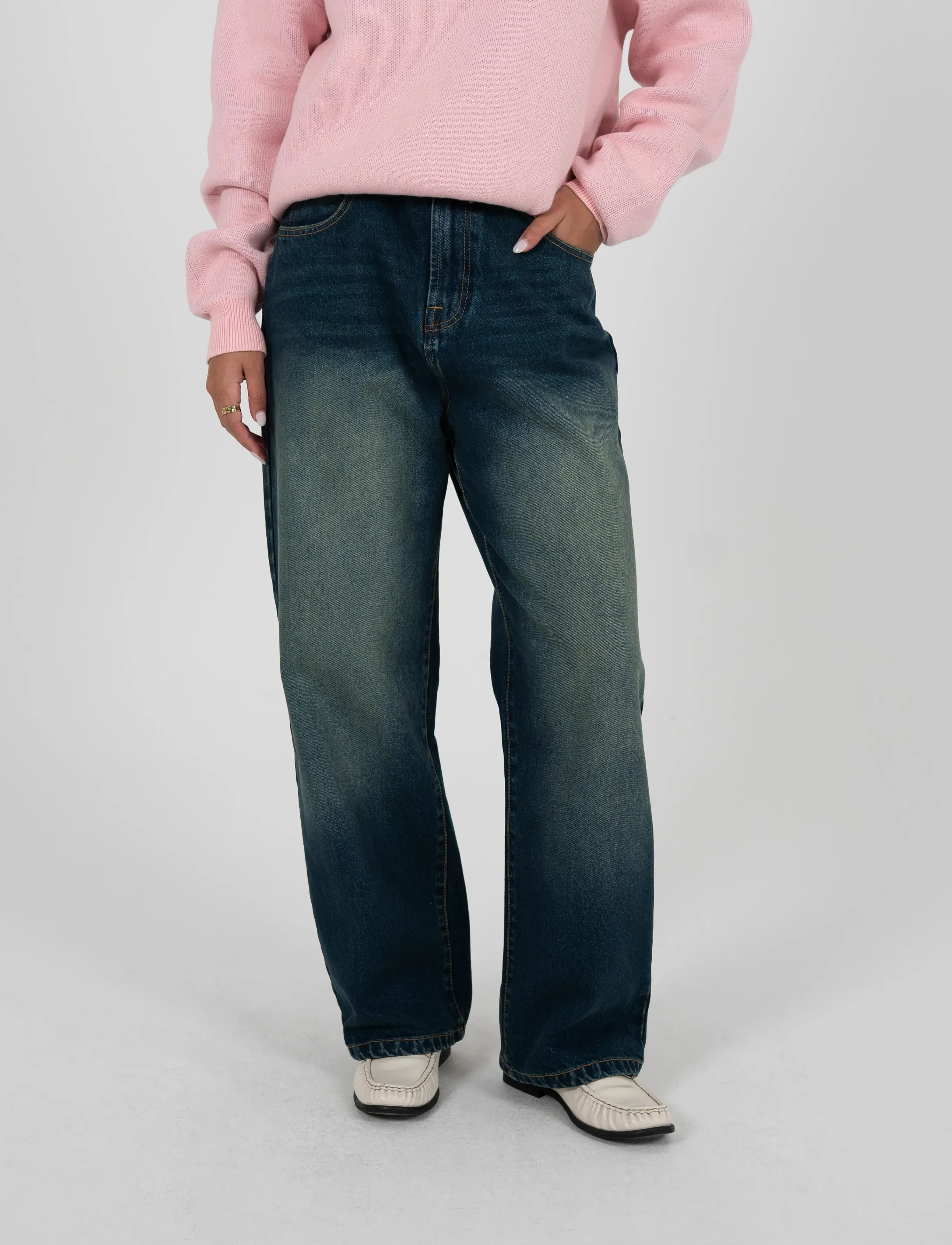 Prohibited Jaguar Denim Dark Blue - Gatvės stilius - DARK BLUE / blue