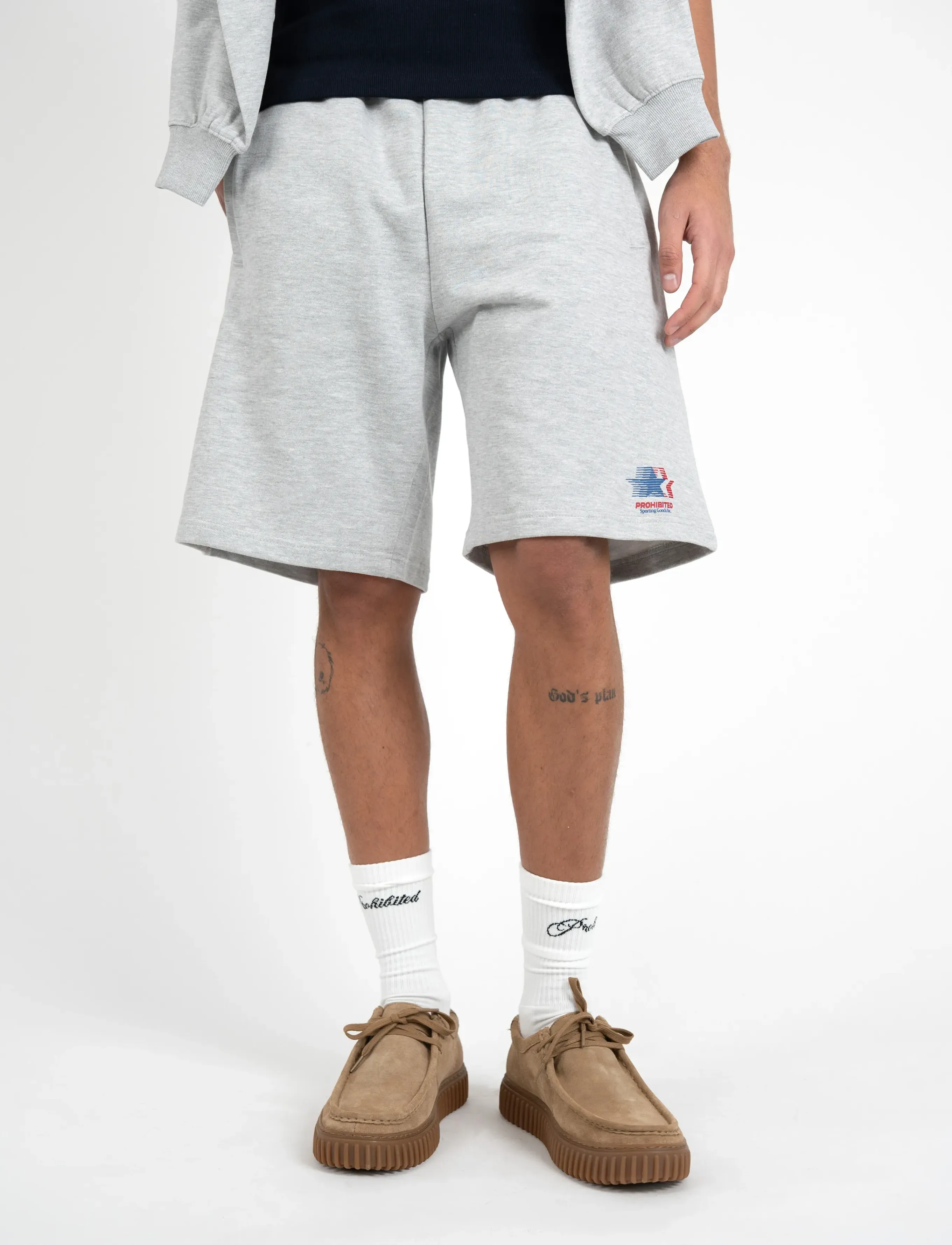 Prohibited - Sporting Goods Sweatshorts - sweat shorts - grey melange - 3