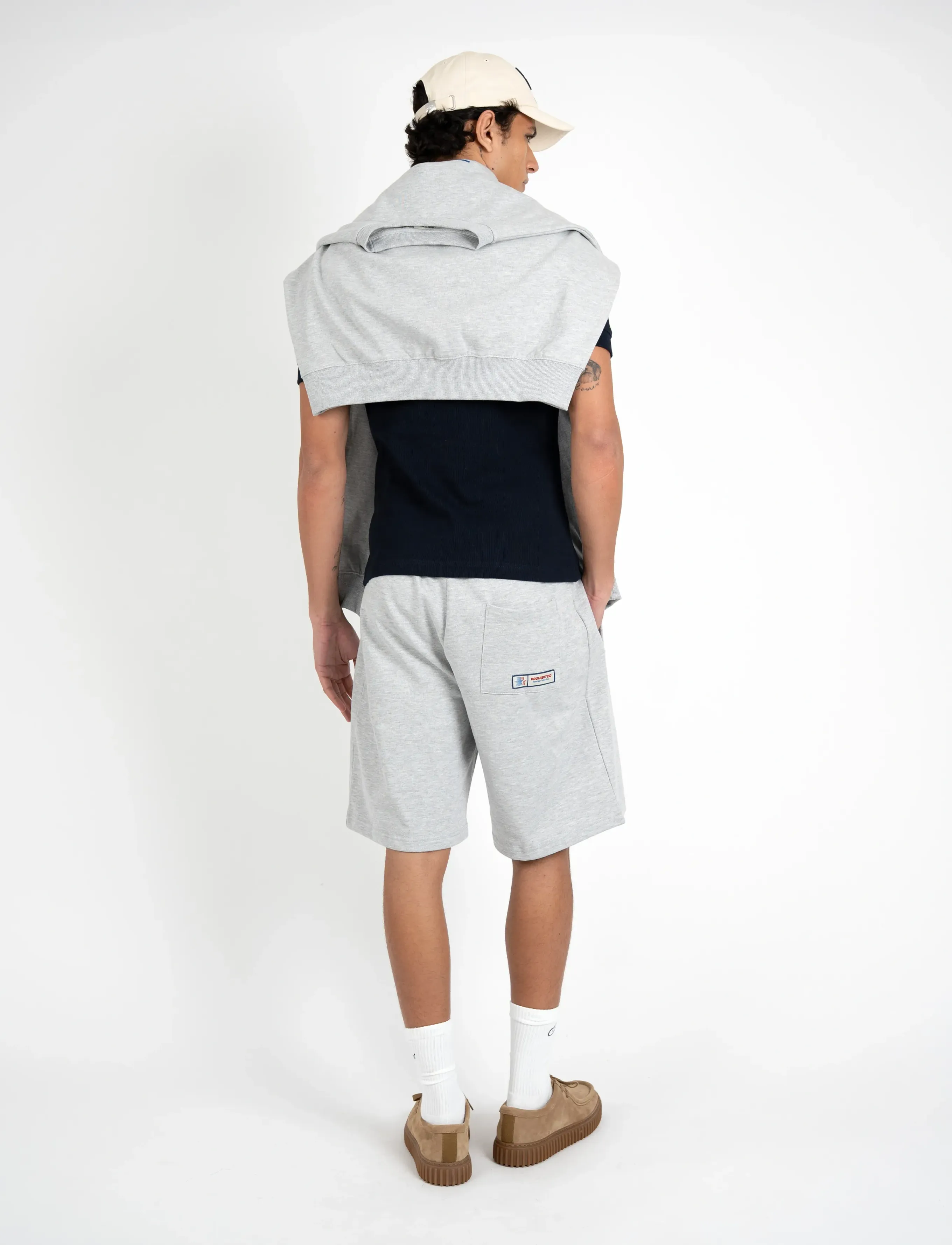 Prohibited - Sporting Goods Sweatshorts - sweat shorts - grey melange - 4