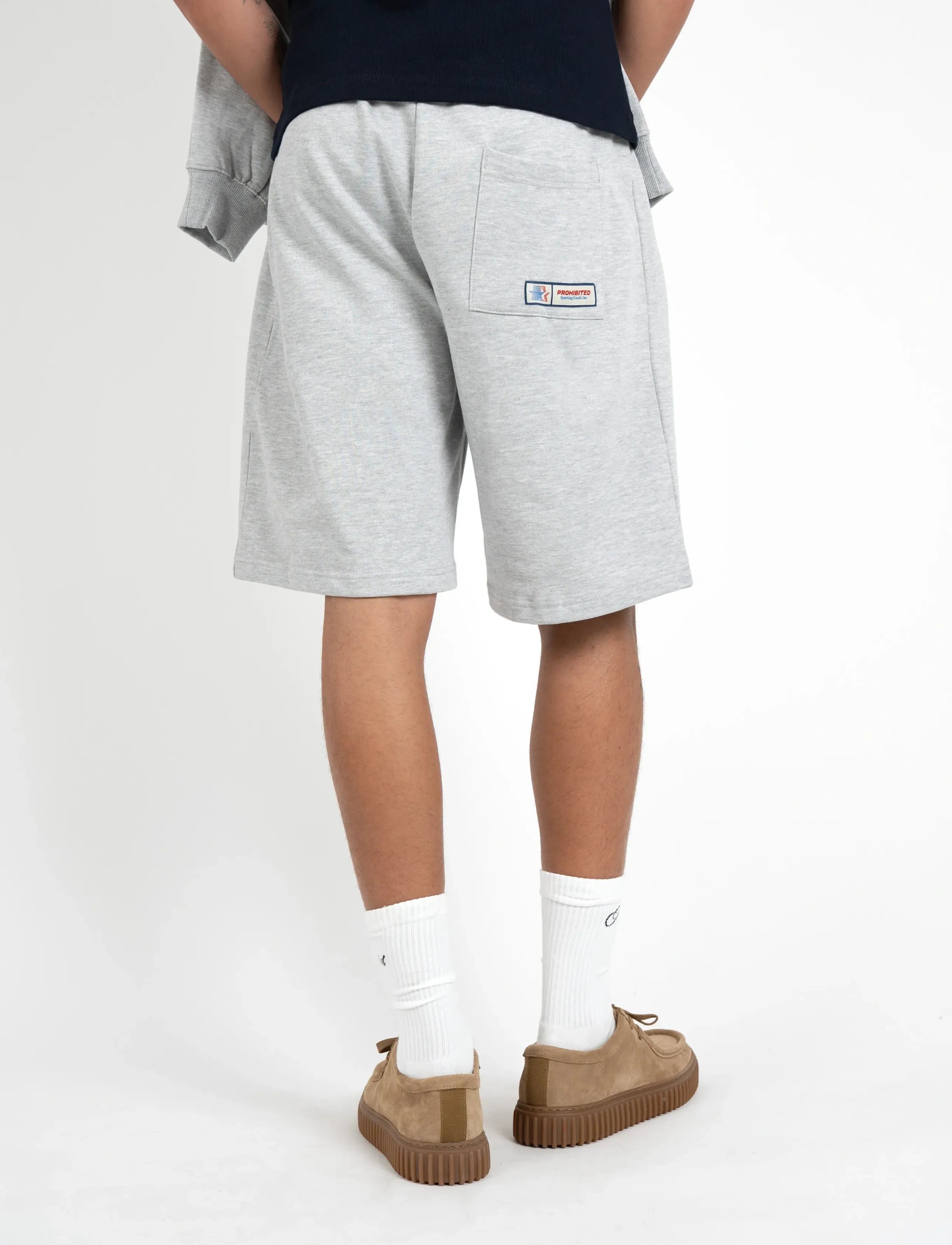 Prohibited - Sporting Goods Sweatshorts - sweat shorts - grey melange - 5