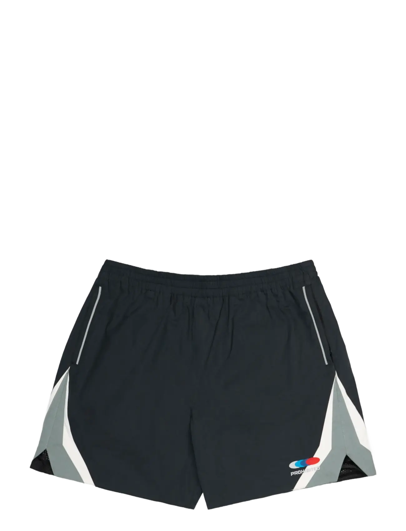 Prohibited Racer Trackshorts Black - Bekijk Alles - BLACK / black