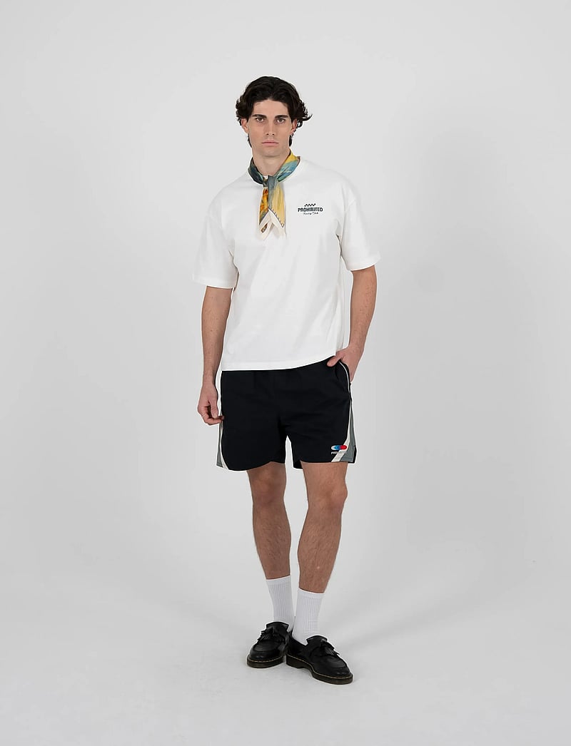 Prohibited - Racer Trackshorts Black - trainingsshorts - black - 0