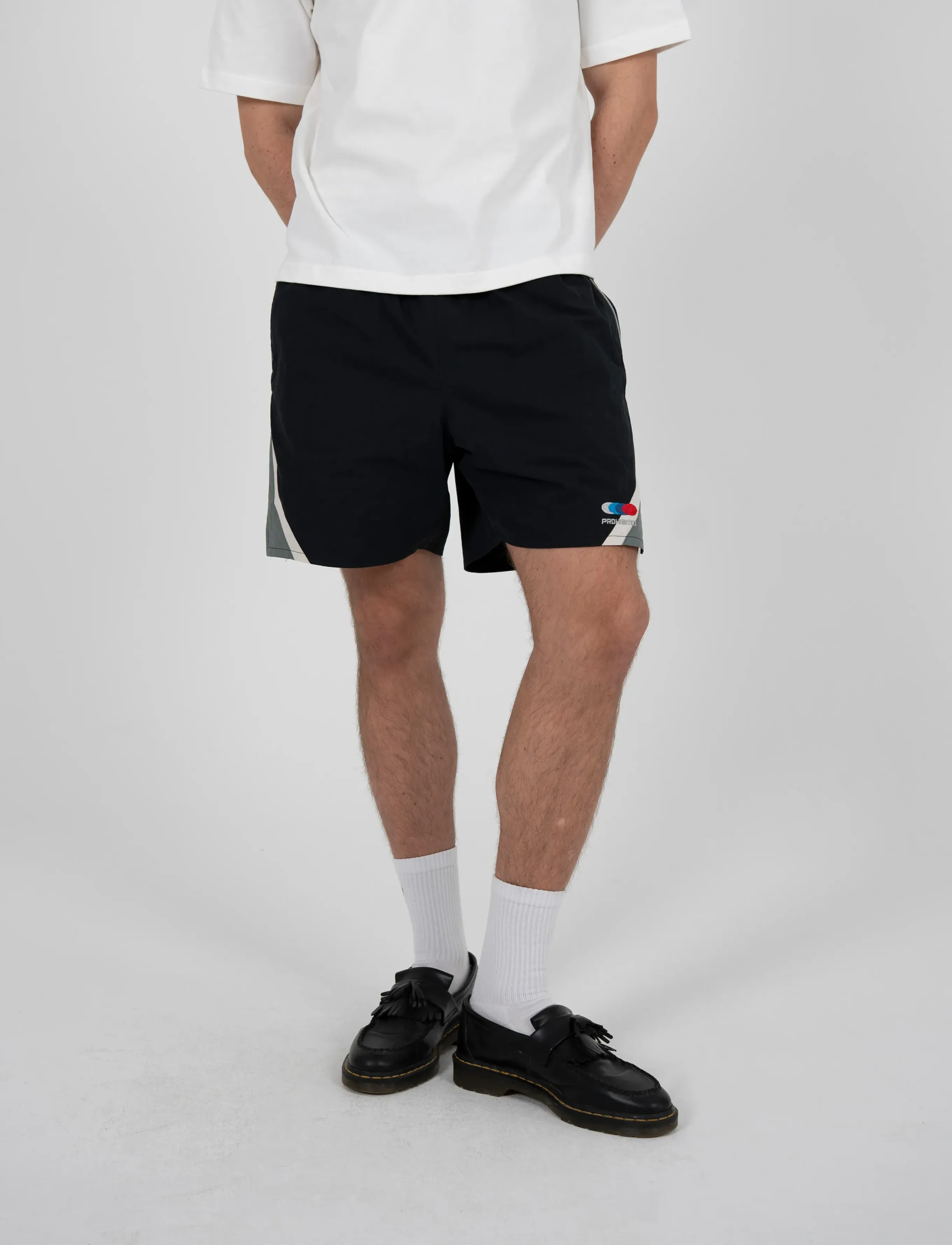 Prohibited - Racer Trackshorts Black - trainingsshorts - black - 2