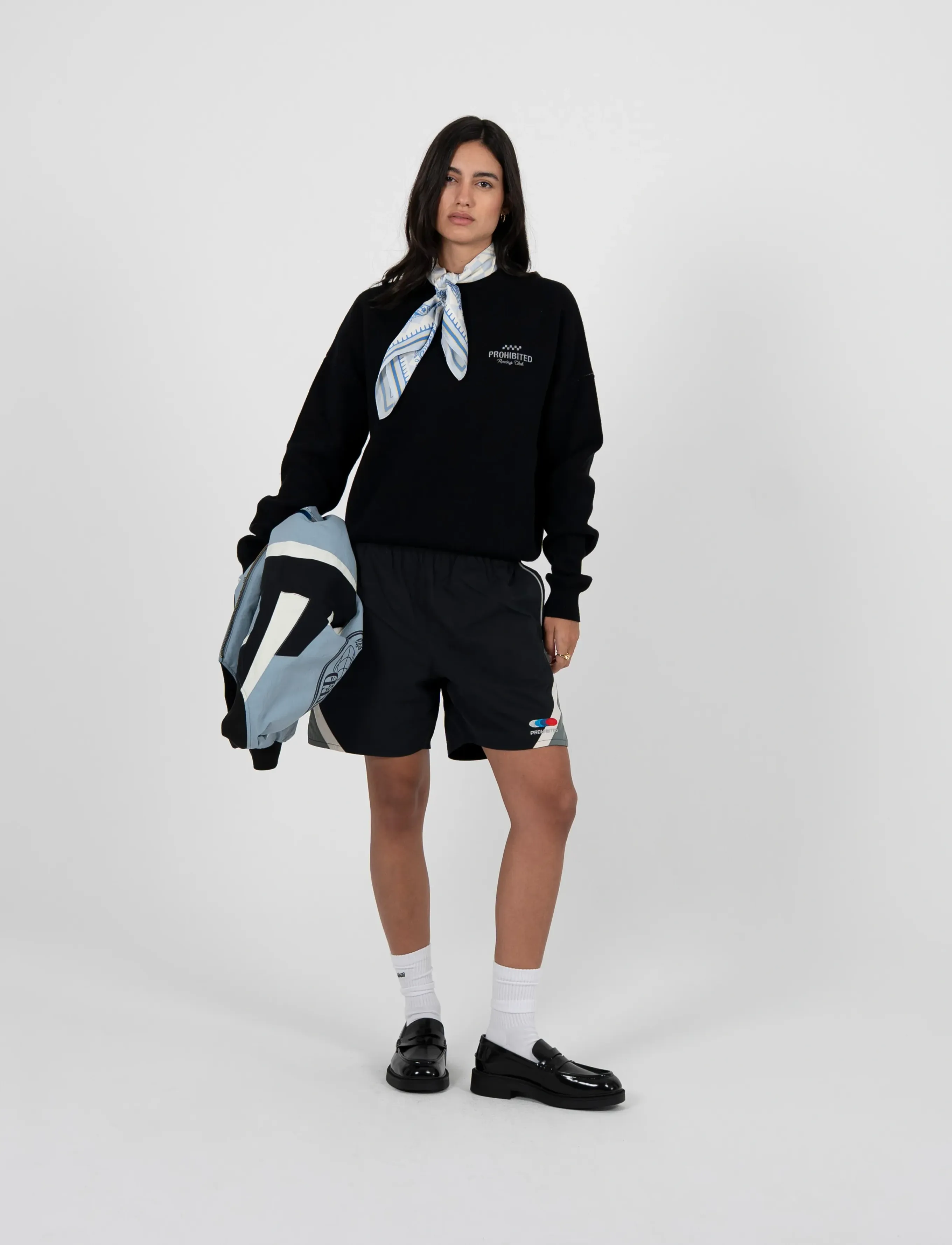 Prohibited - Racer Trackshorts Black - trainingsshorts - black - 4
