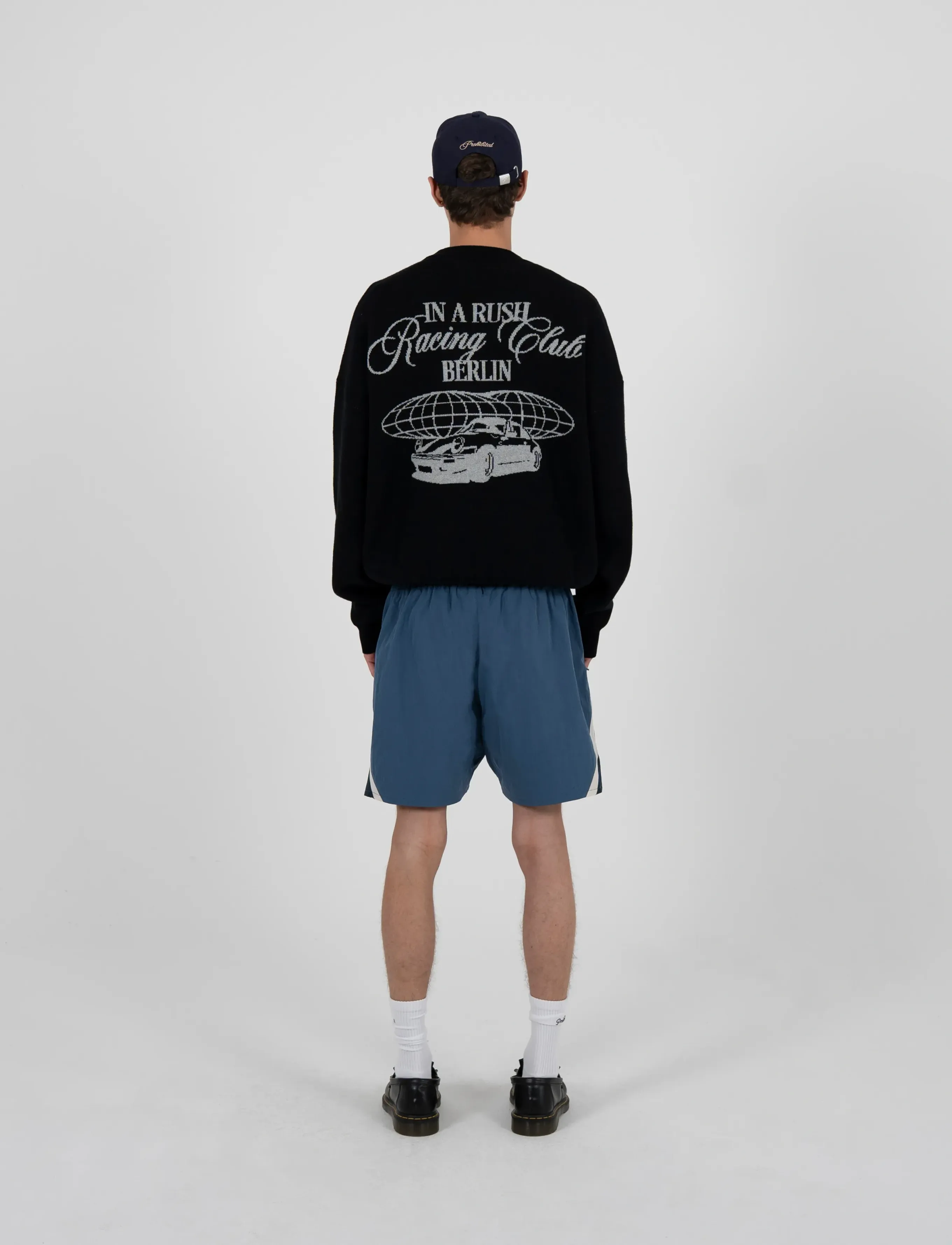 Prohibited - Racer Trackshorts Black - träningsshorts - navy - 3