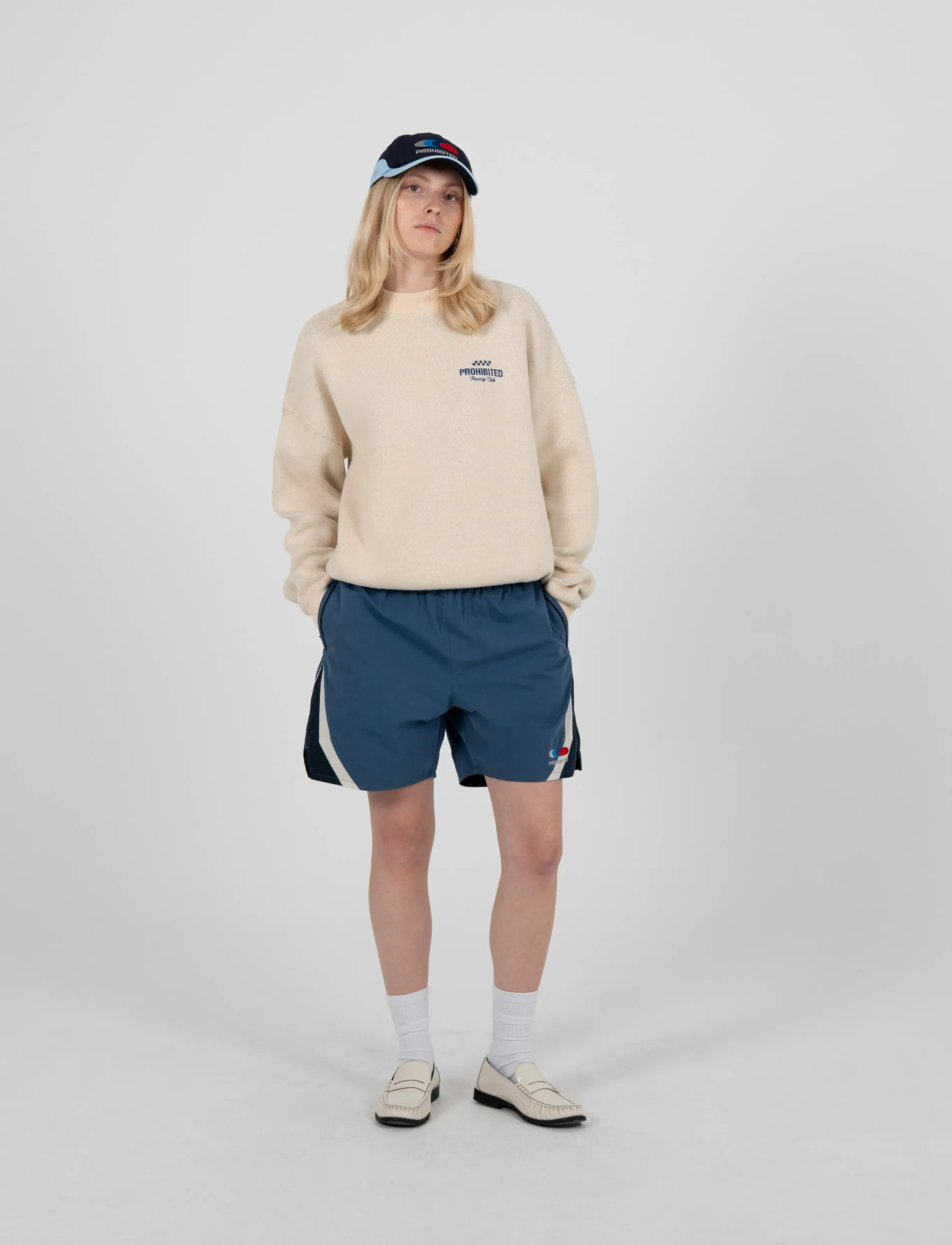 Prohibited - Racer Trackshorts Black - träningsshorts - navy - 5