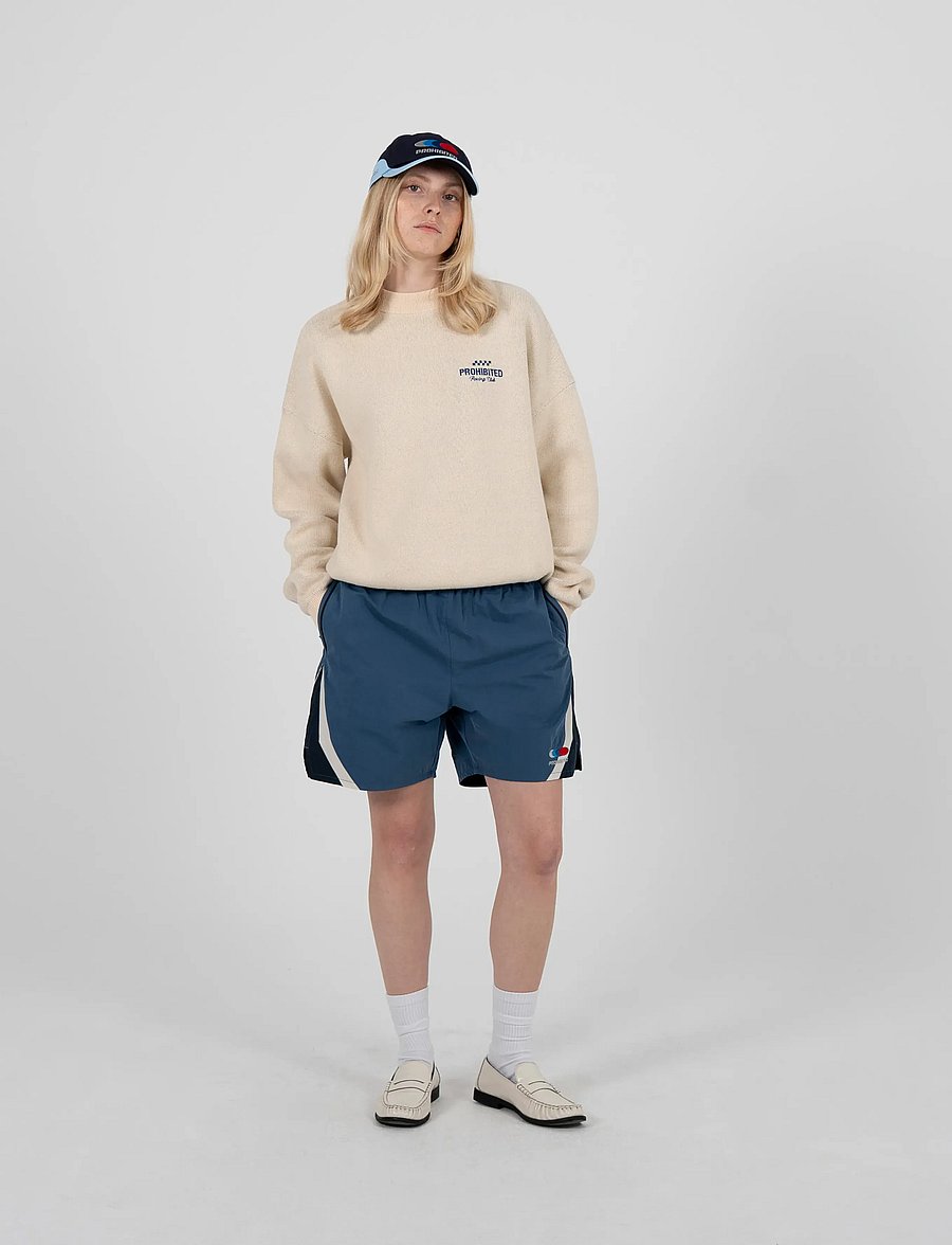 Prohibited - Racer Trackshorts Black - trainingsshorts - navy - 5
