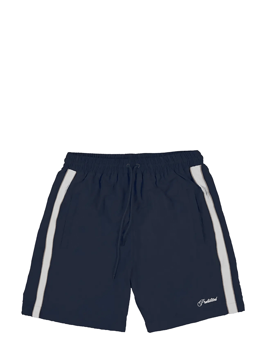 Prohibited - Slipstream Trackshorts Navy - hversdagsstuttbuxur - navy - 1