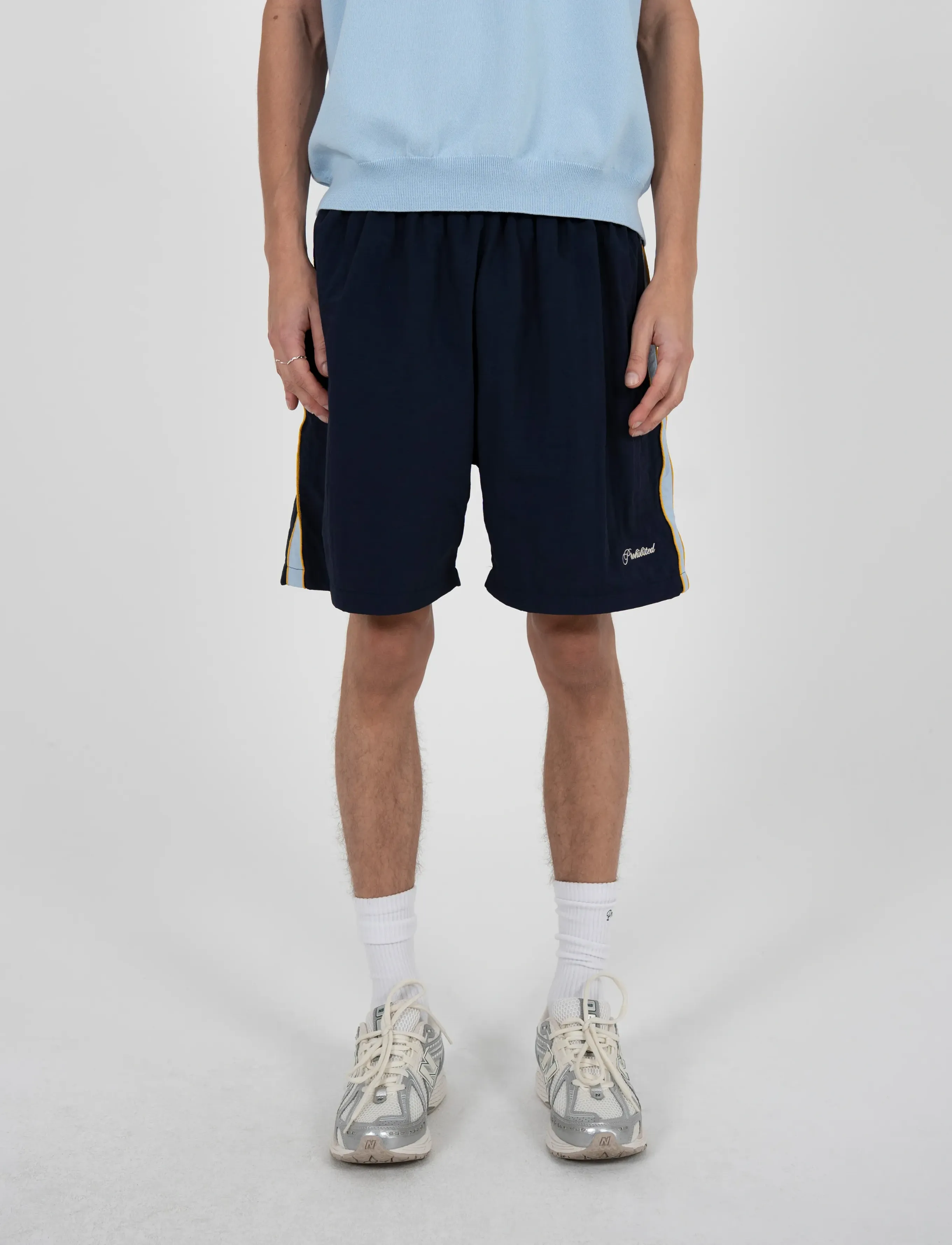 Prohibited - Slipstream Trackshorts Navy - casual shorts - navy - 2