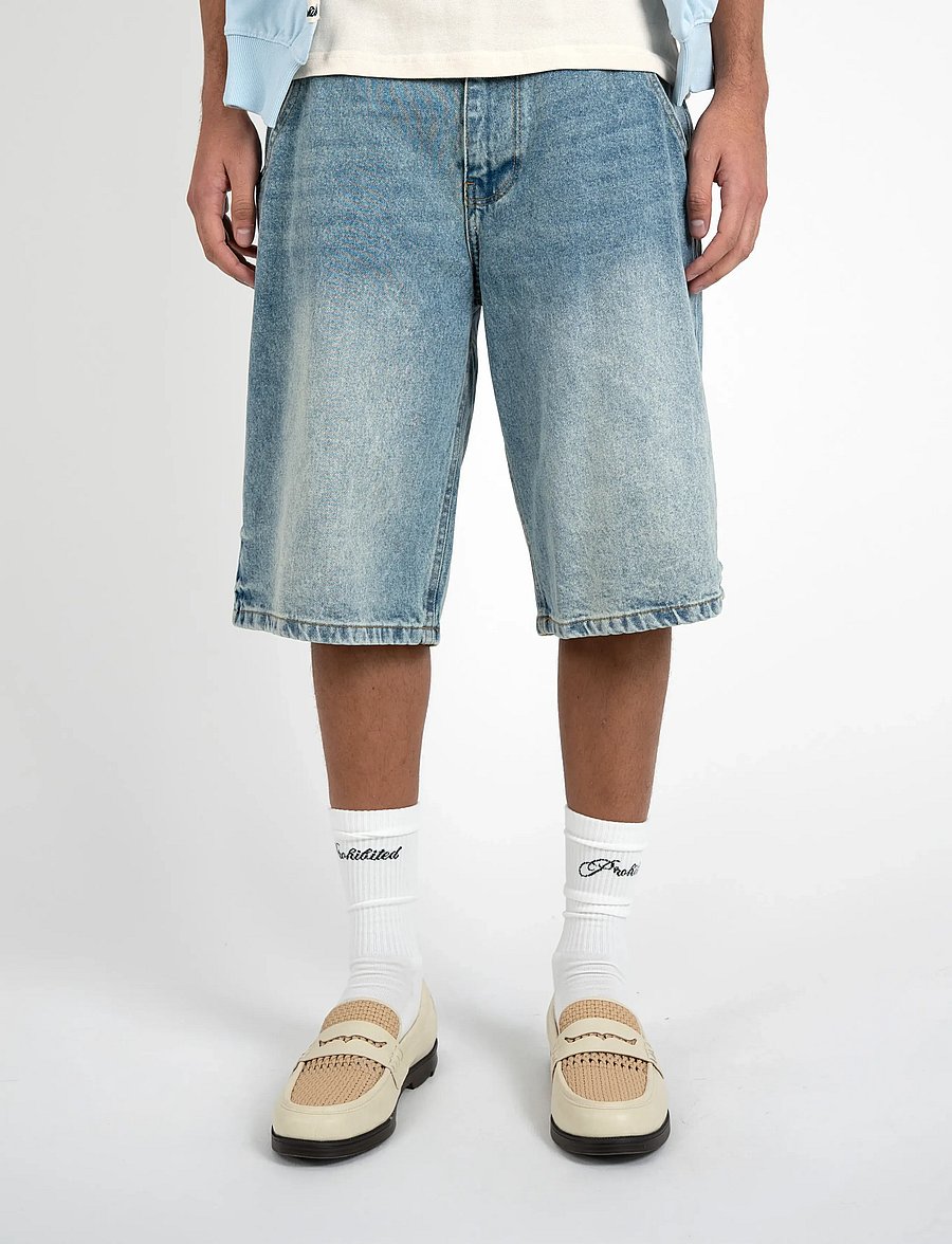 Prohibited - Off Shore Jorts - jorts - light blue - 2