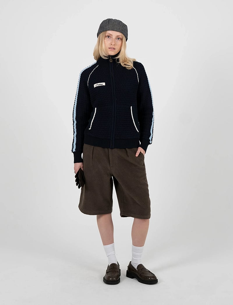 Prohibited - Podium Double Pleated Shorts Brown - casual shorts - brown - 5