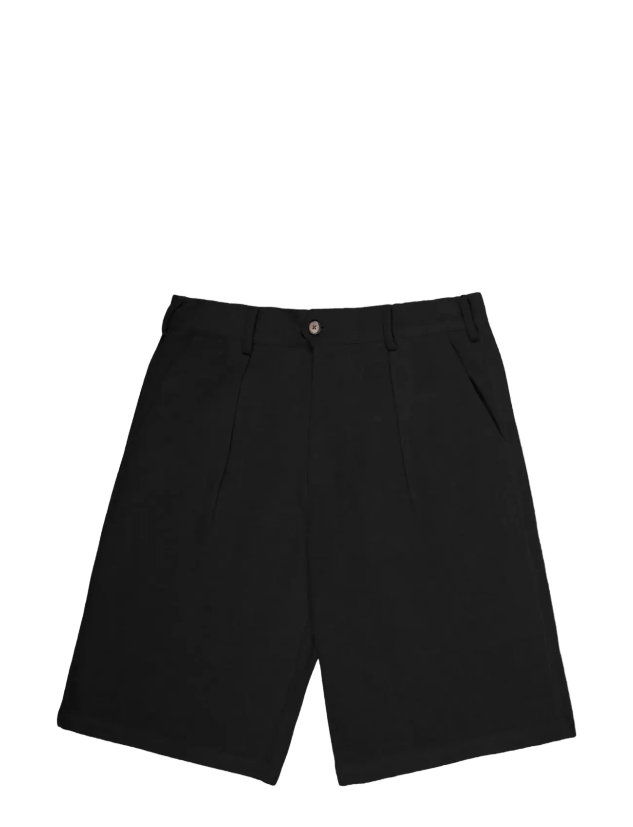 Prohibited Podium Double Pleated Shorts Black - Kleidung - BLACK / black